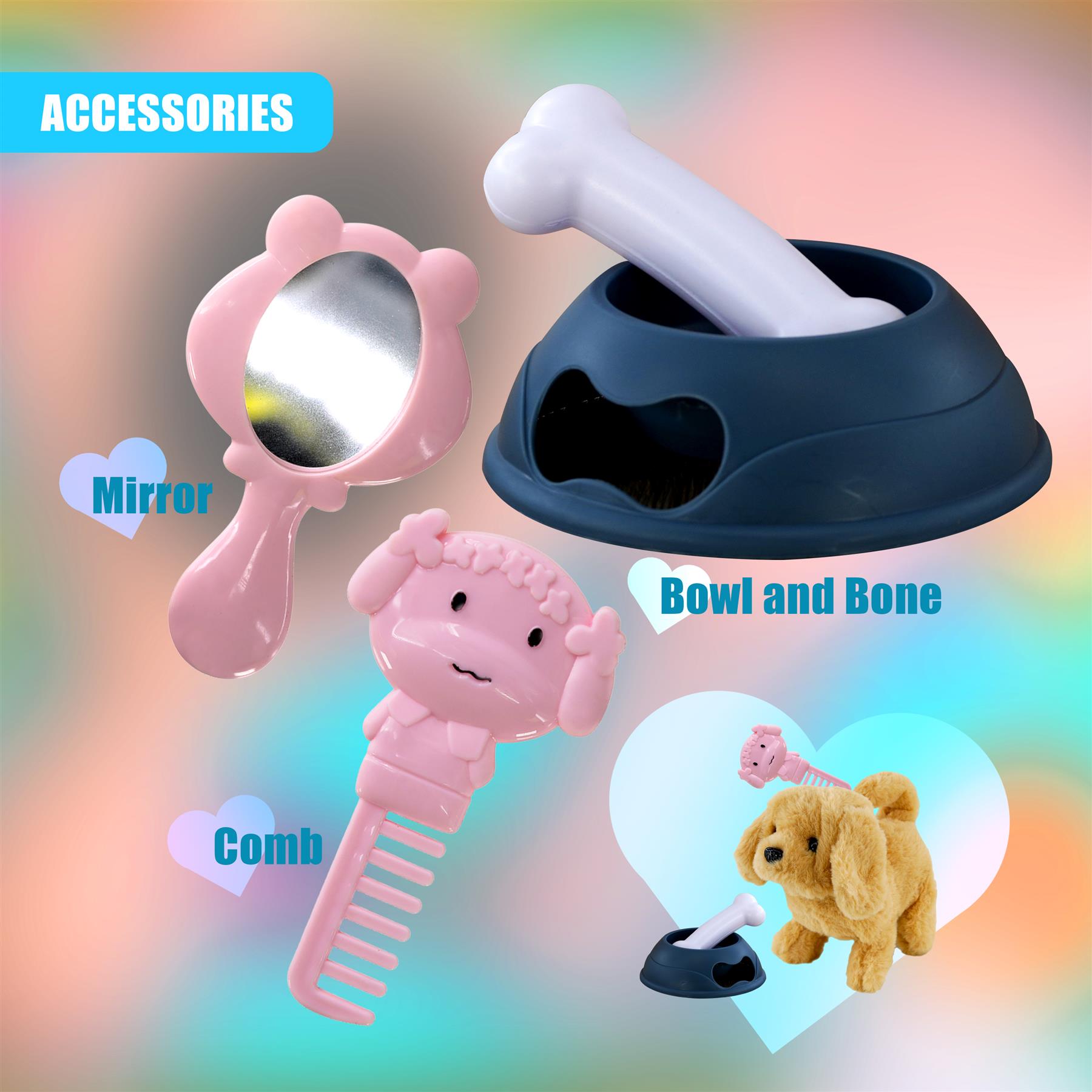 Electronic Plush Dog Carrier Set by The Magic Toy Shop - The Magic Toy Shop