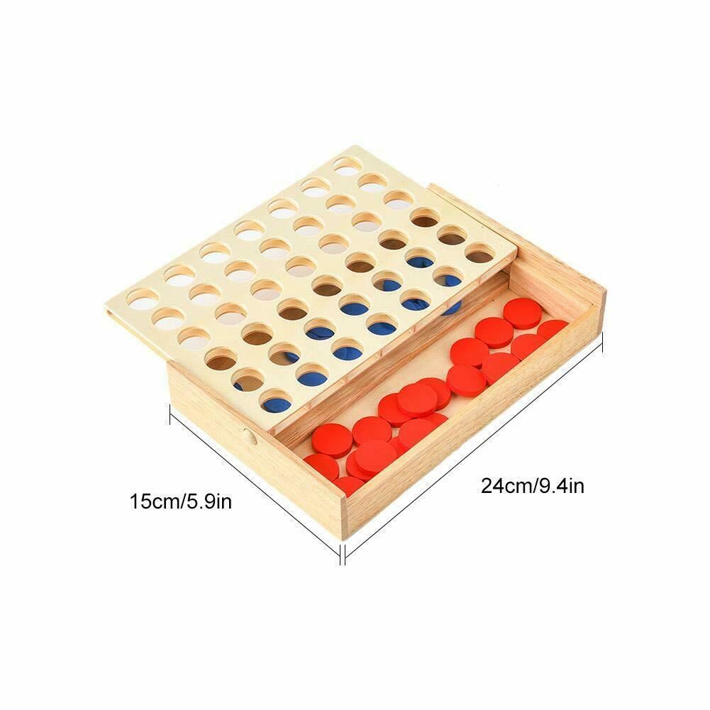 4 in a Row Traditional Wooden Game by The Magic Toy Shop - The Magic Toy Shop