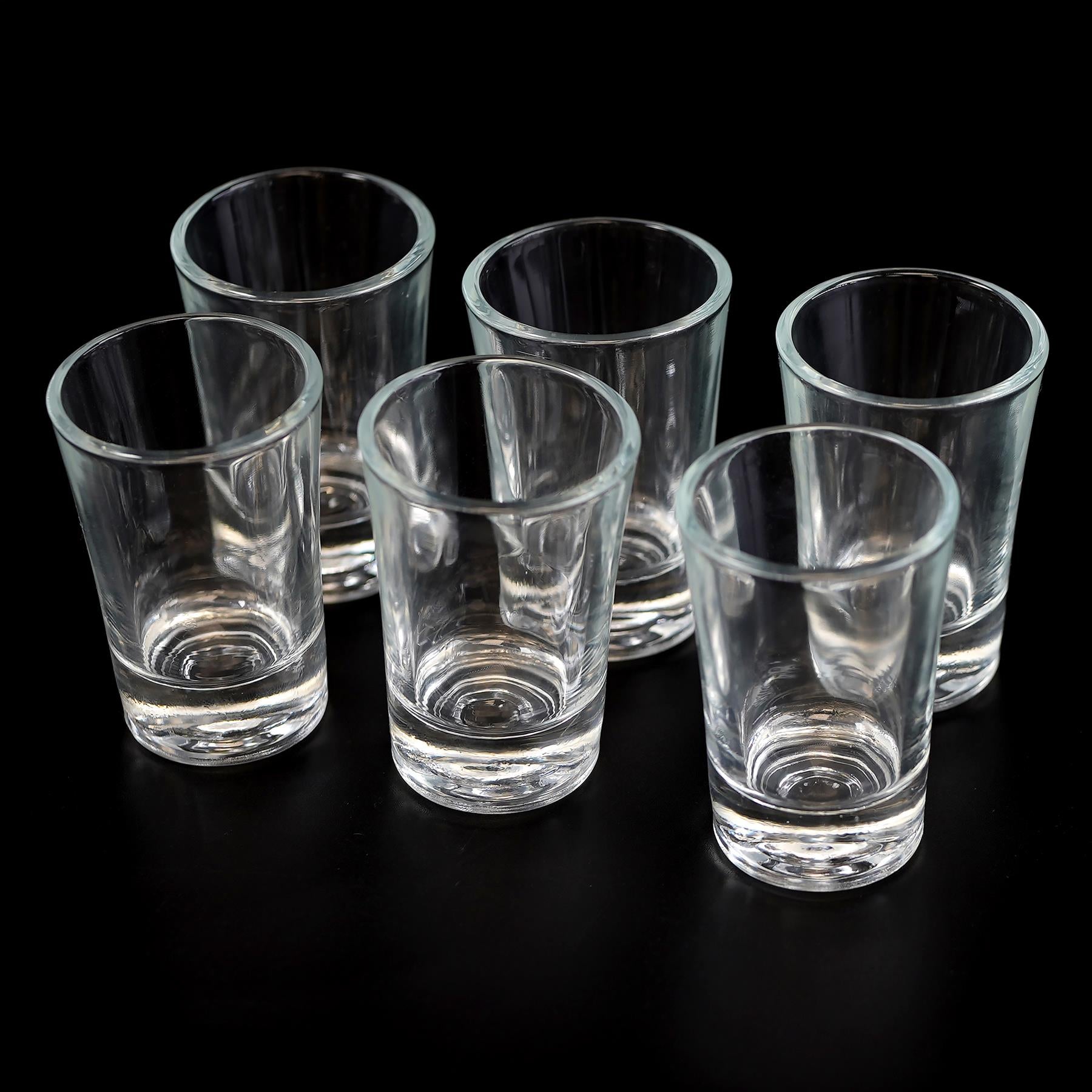 Set of 6 Shot Glasses with Wooden Holder - 40ml by GEEZY - The Magic Toy Shop