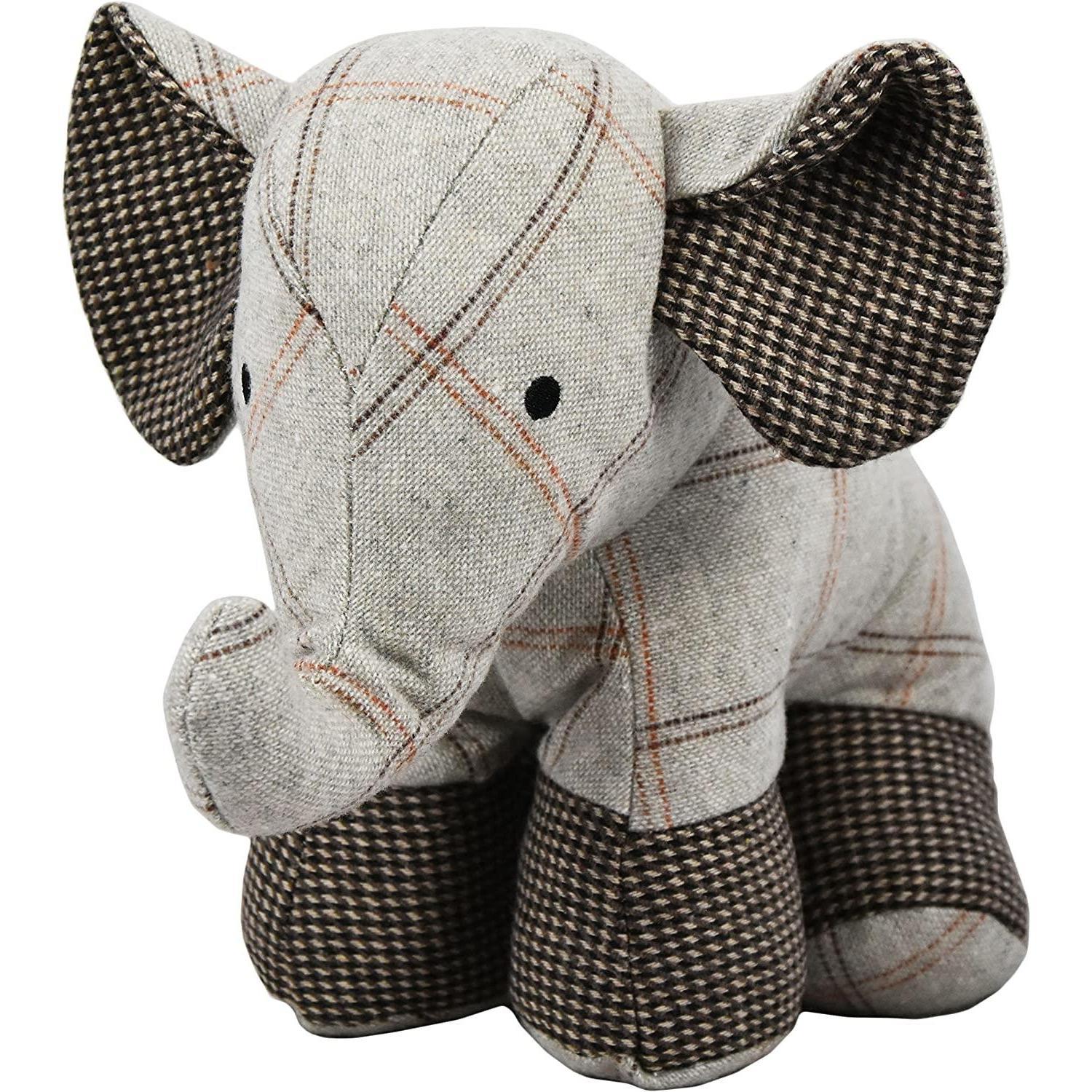 Tartan Elephant Door Stops by The Magic Toy Shop - The Magic Toy Shop