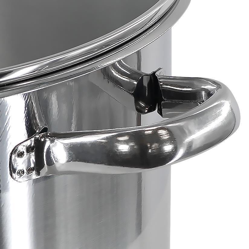 Stainless Steel Stock Pot with Lid 6.5L by GEEZY - The Magic Toy Shop