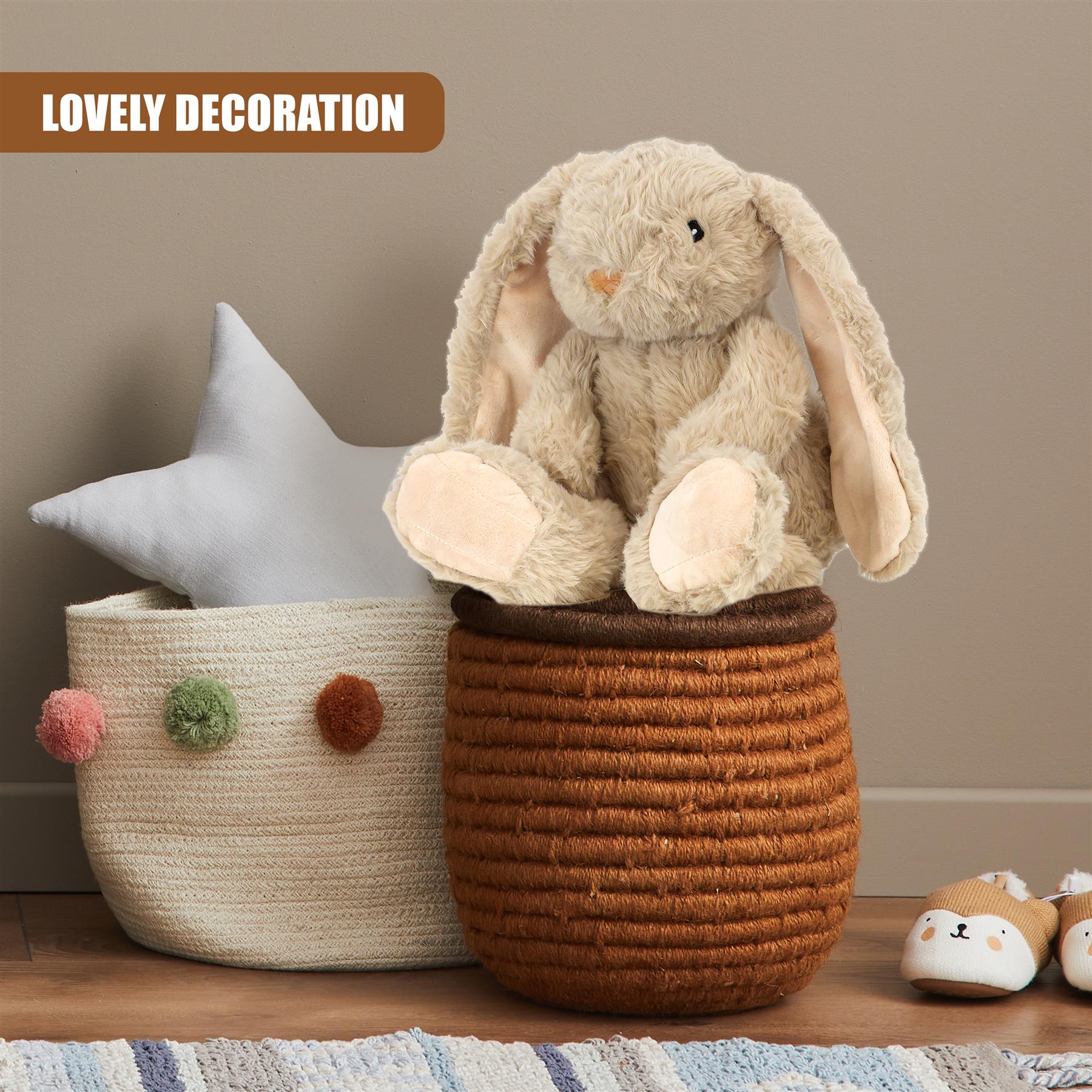 Plush Beige Bunny Rabbit by The Magic Toy Shop - The Magic Toy Shop