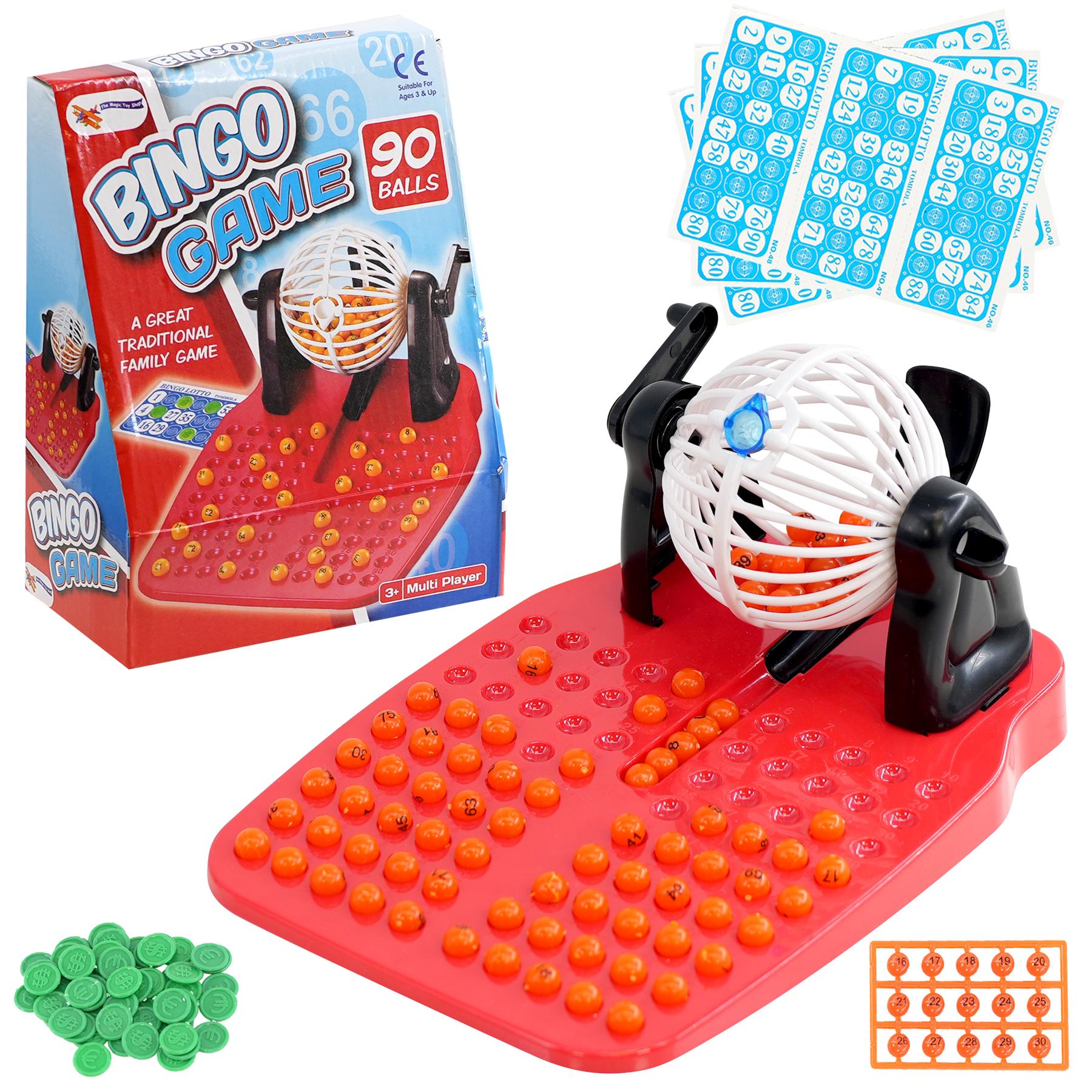 Bingo Lotto Set With 90 Numbers 24 Cards by MTS - The Magic Toy Shop