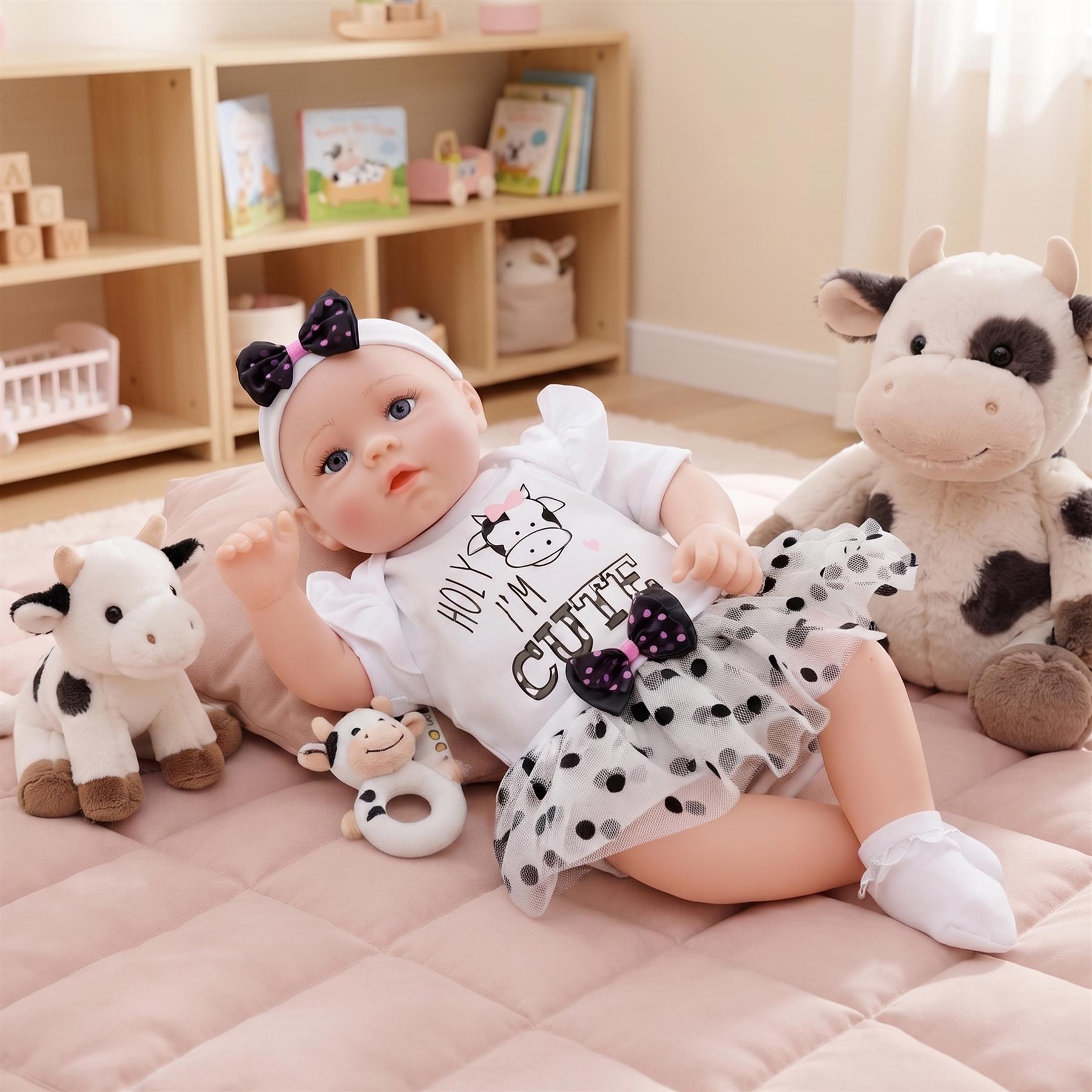 BiBi Reborn Doll Awake Girl "Jasmine" (43 cm / 17")