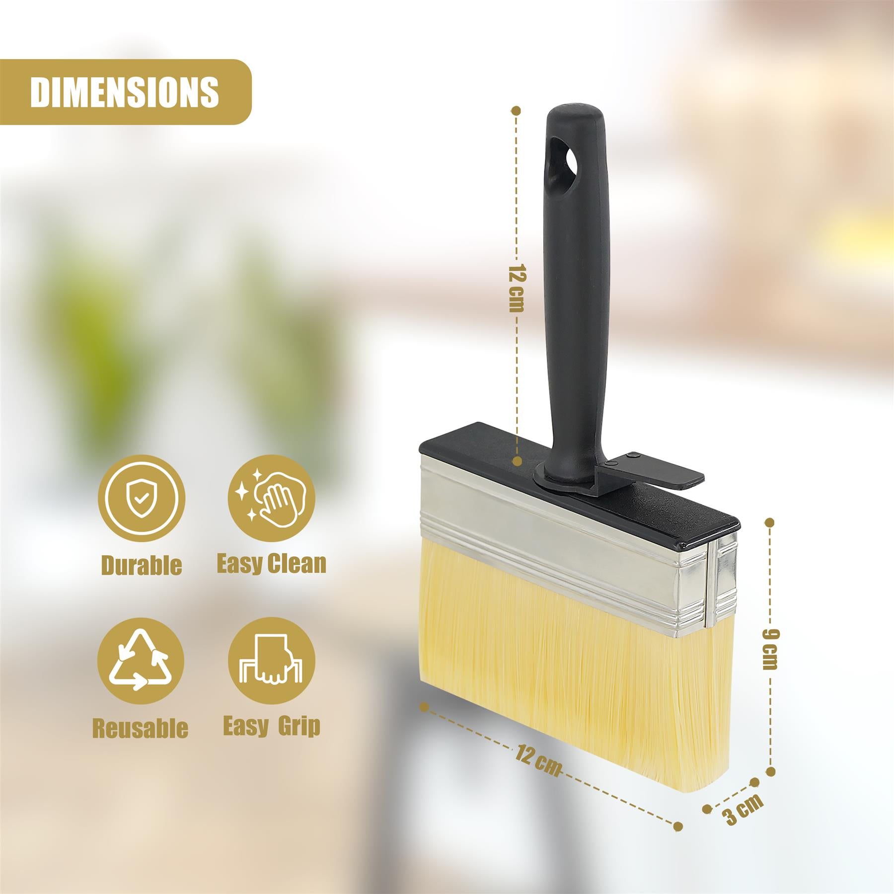 Shed & Fence Paint Brush With a Clip by GEEZY - The Magic Toy Shop