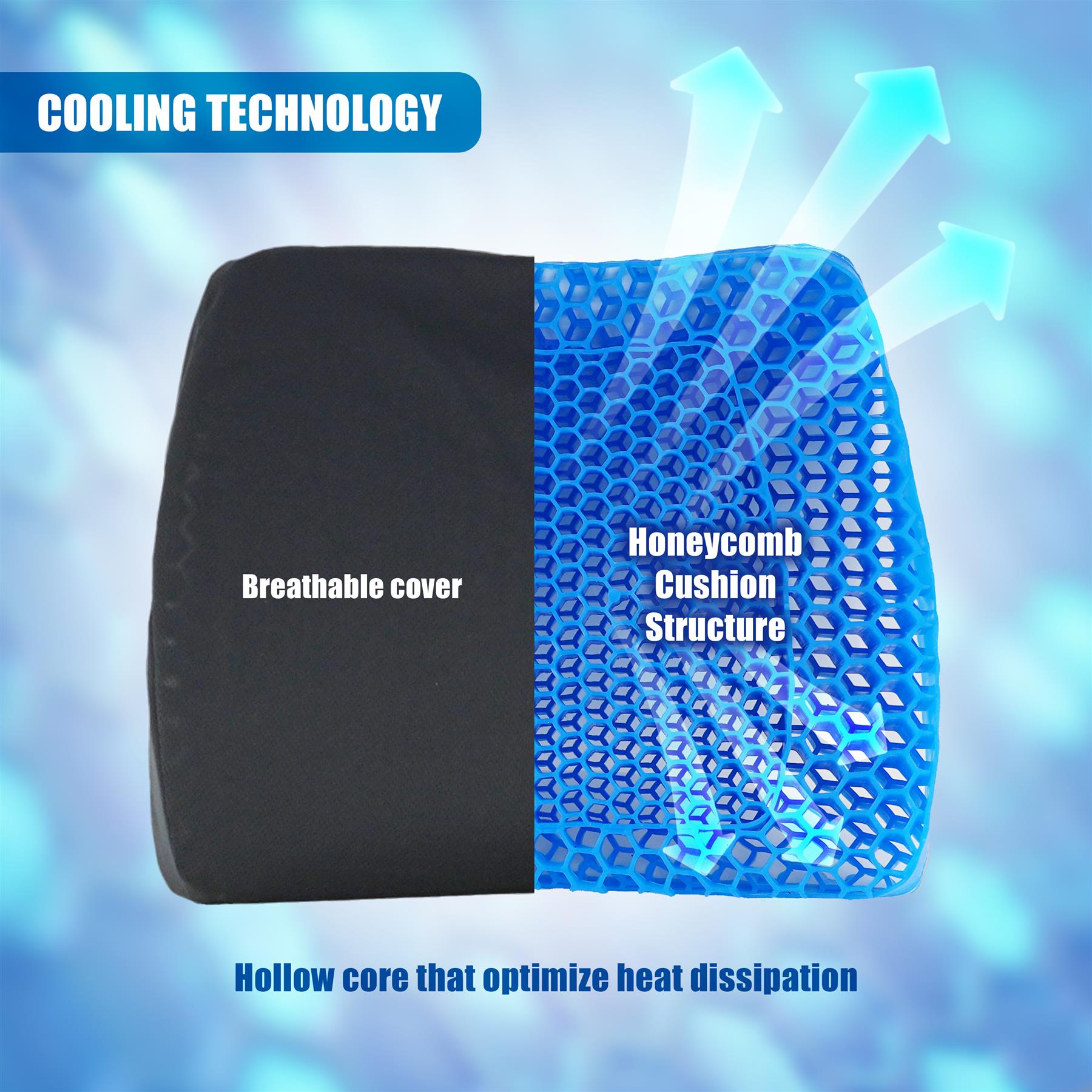 Orthopaedic Gel Seat Cushion by GEEZY - The Magic Toy Shop