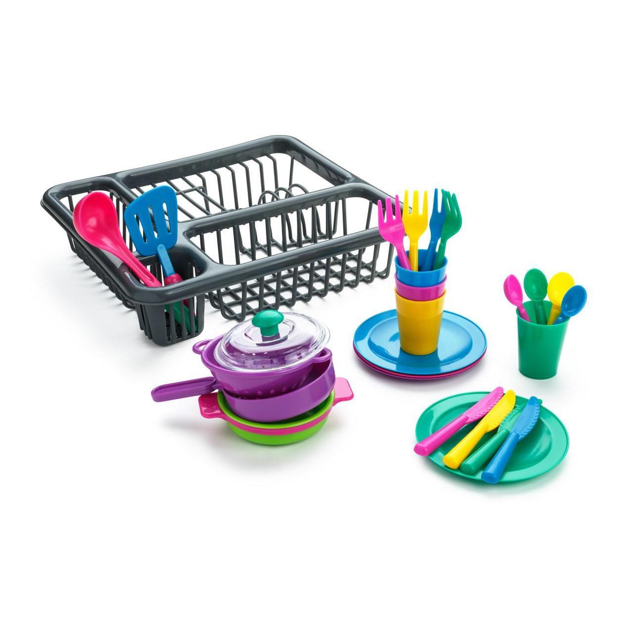 27 Pieces Kitchen Accessories Play Set For Kids by The Magic Toy Shop - The Magic Toy Shop