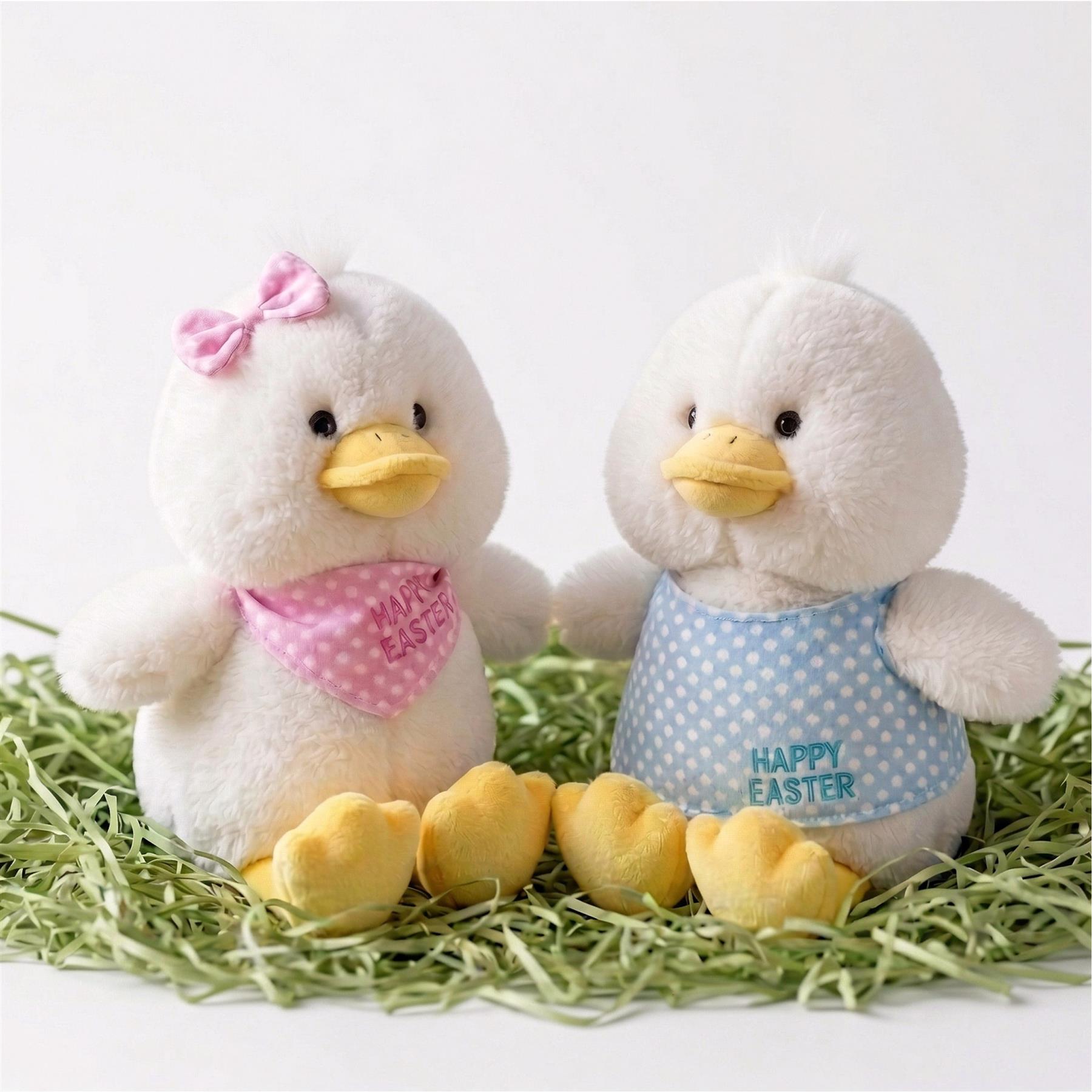 Happy Easter Chicks Super Soft Sitting Toy