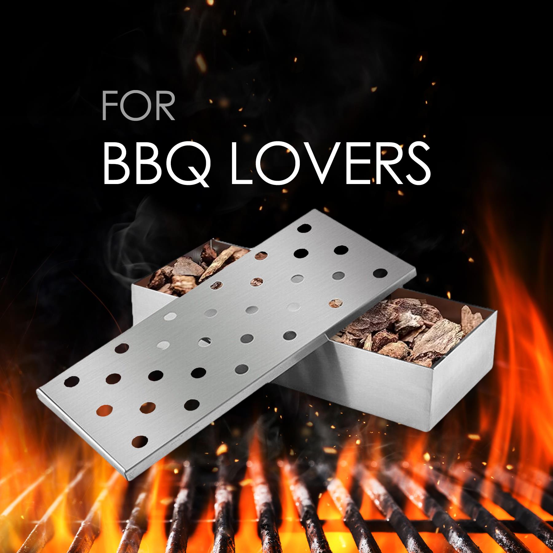 BBQ Smoker Box for Wooden Chips by GEEZY - The Magic Toy Shop