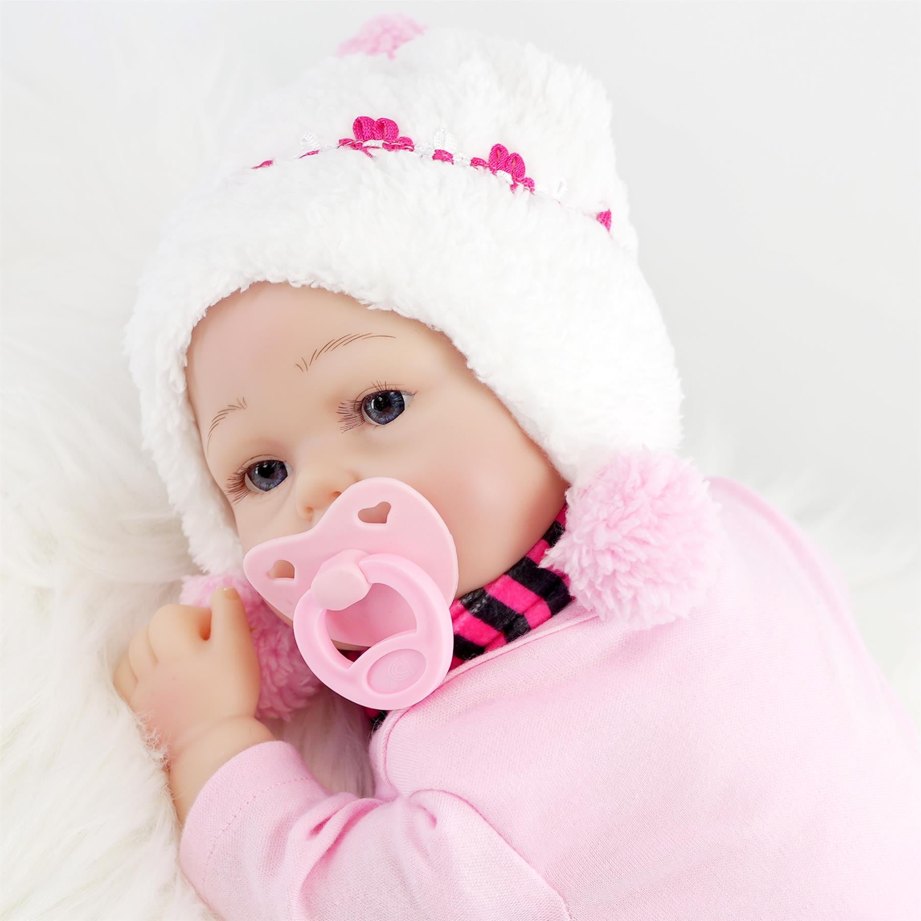 BiBi Reborn Awake Girl "Snowflake" (43 cm / 17") by BiBi Doll - The Magic Toy Shop