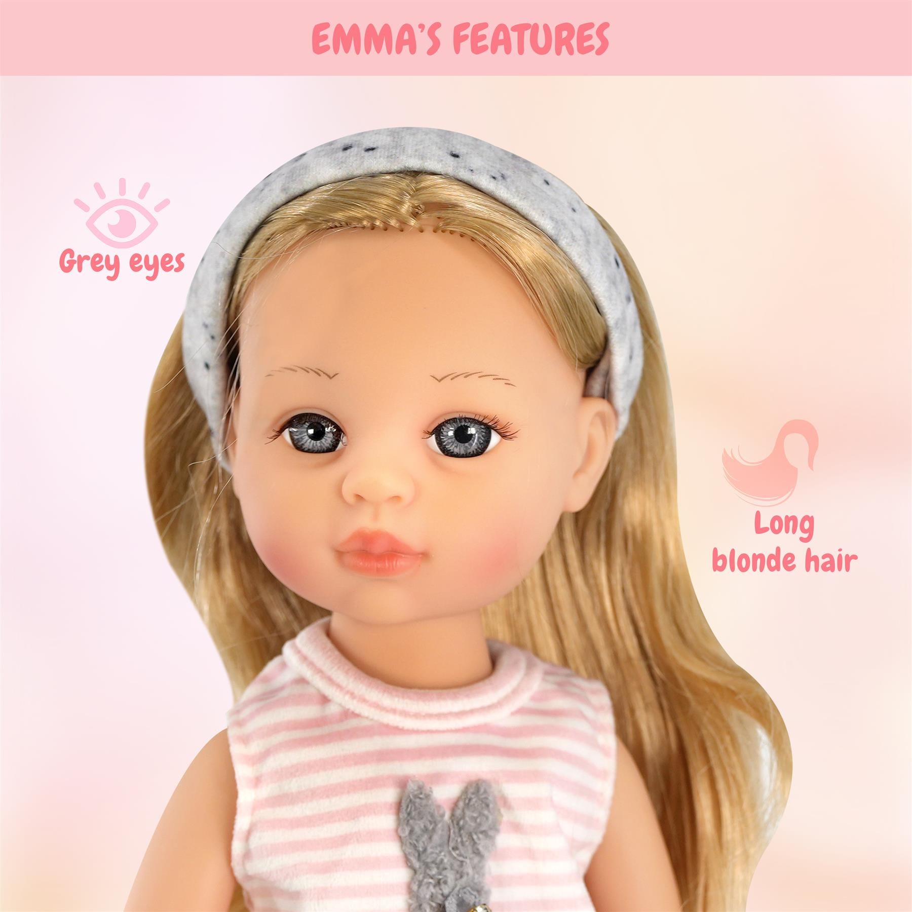 BiBI Fashion Doll "Emma" (38 cm / 15") by BiBi Doll - The Magic Toy Shop