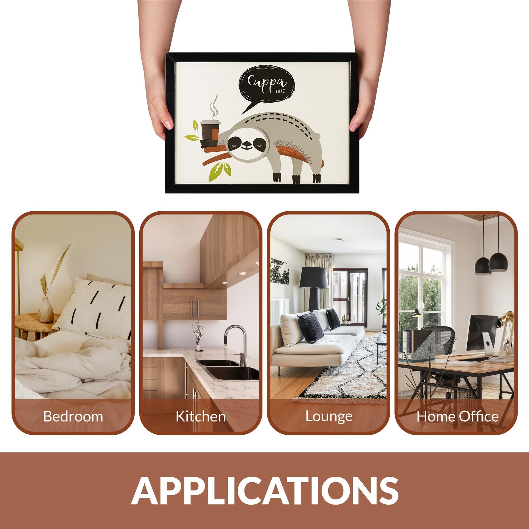 Lap Tray With Bean Bag Cushion (Sloth) by Geezy - The Magic Toy Shop