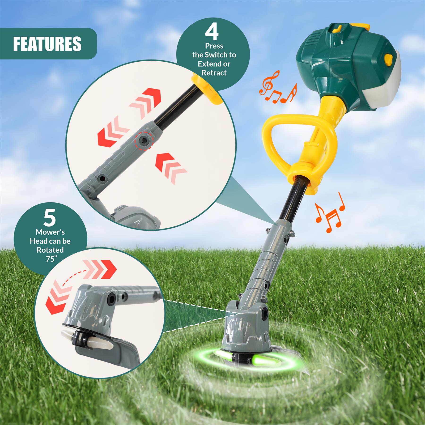 Kids Garden Toy Strimmer by The Magic Toy Shop - The Magic Toy Shop