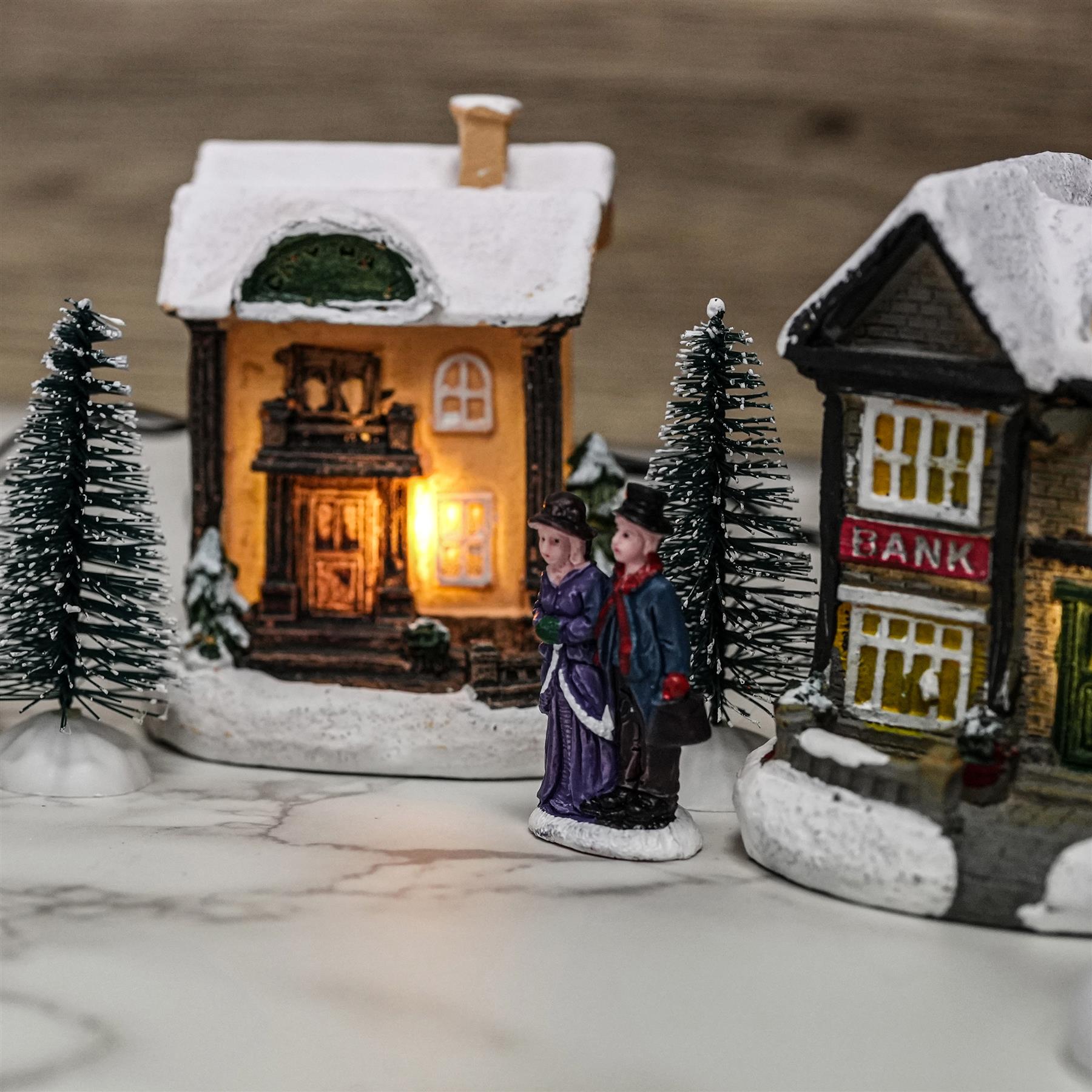 10pc Christmas Village Set by The Magic Toy Shop - The Magic Toy Shop