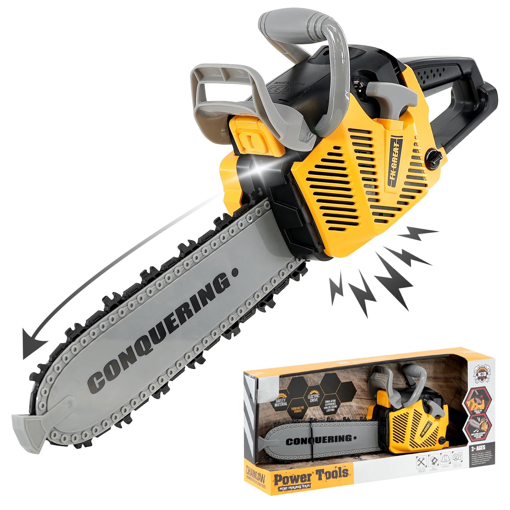 Kids Pretend Chainsaw Toy by The Magic Toy Shop - The Magic Toy Shop