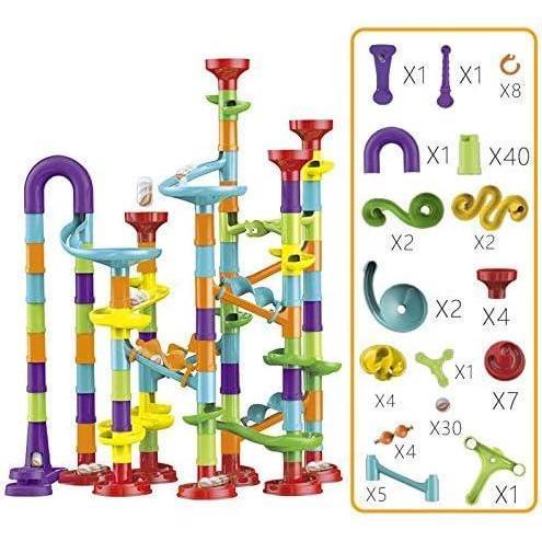 Marble Run Race Building Block Maze Toy Set 113 pcs by The Magic Toy Shop - The Magic Toy Shop