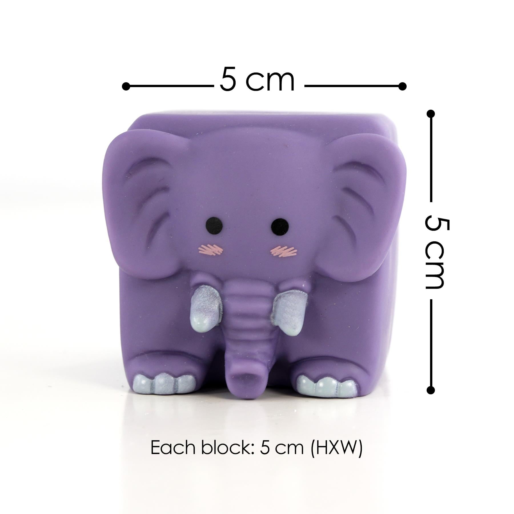 6 Pieces Stacking Building Blocks With Squeaky Sound by The Magic Toy Shop - The Magic Toy Shop