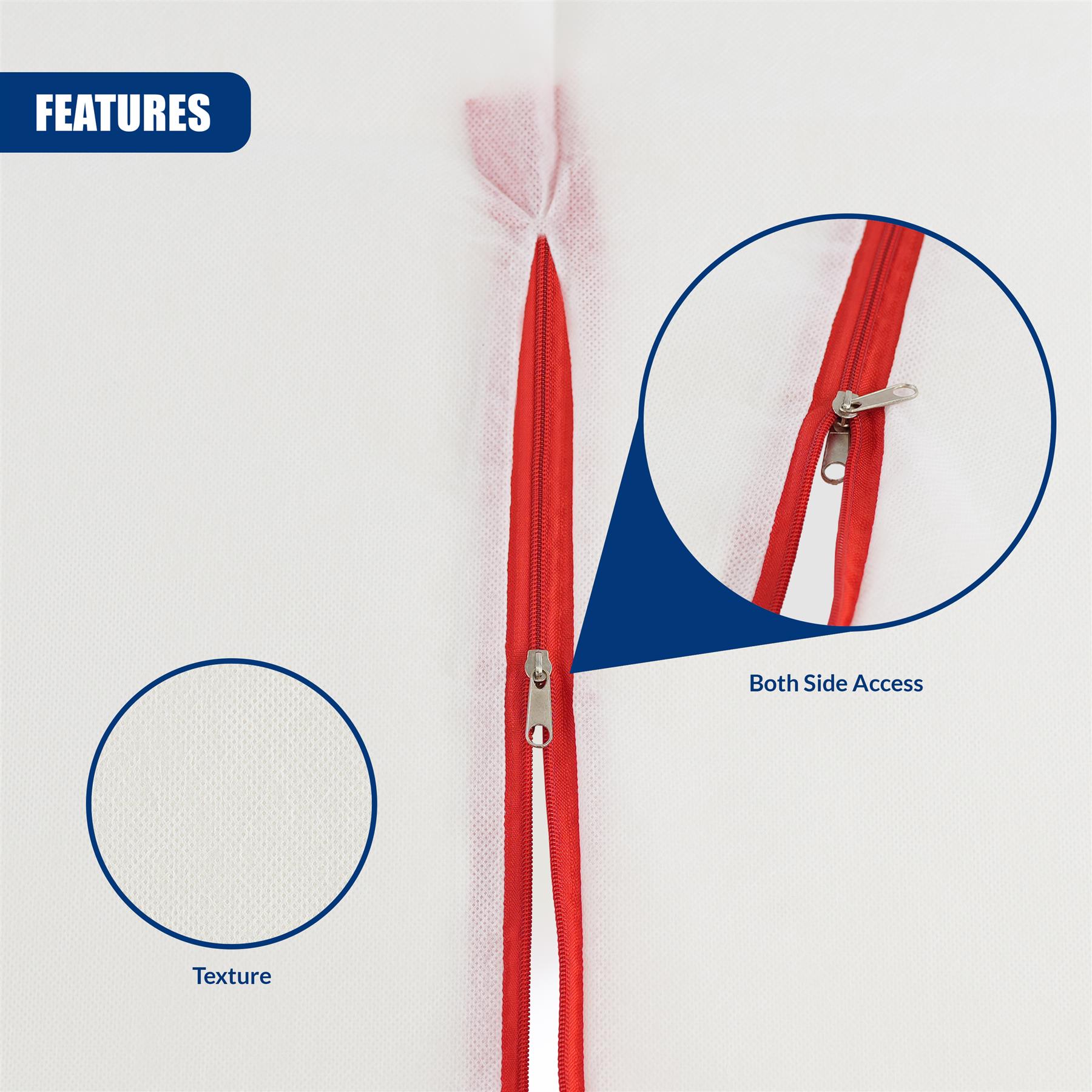 Door Dust Sheet with Zip 220x120cm by GEEZY - The Magic Toy Shop