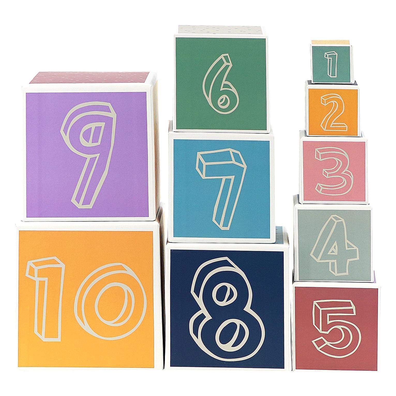 Large Nesting & Stacking Blocks Cubes Set by The Magic Toy Shop - The Magic Toy Shop