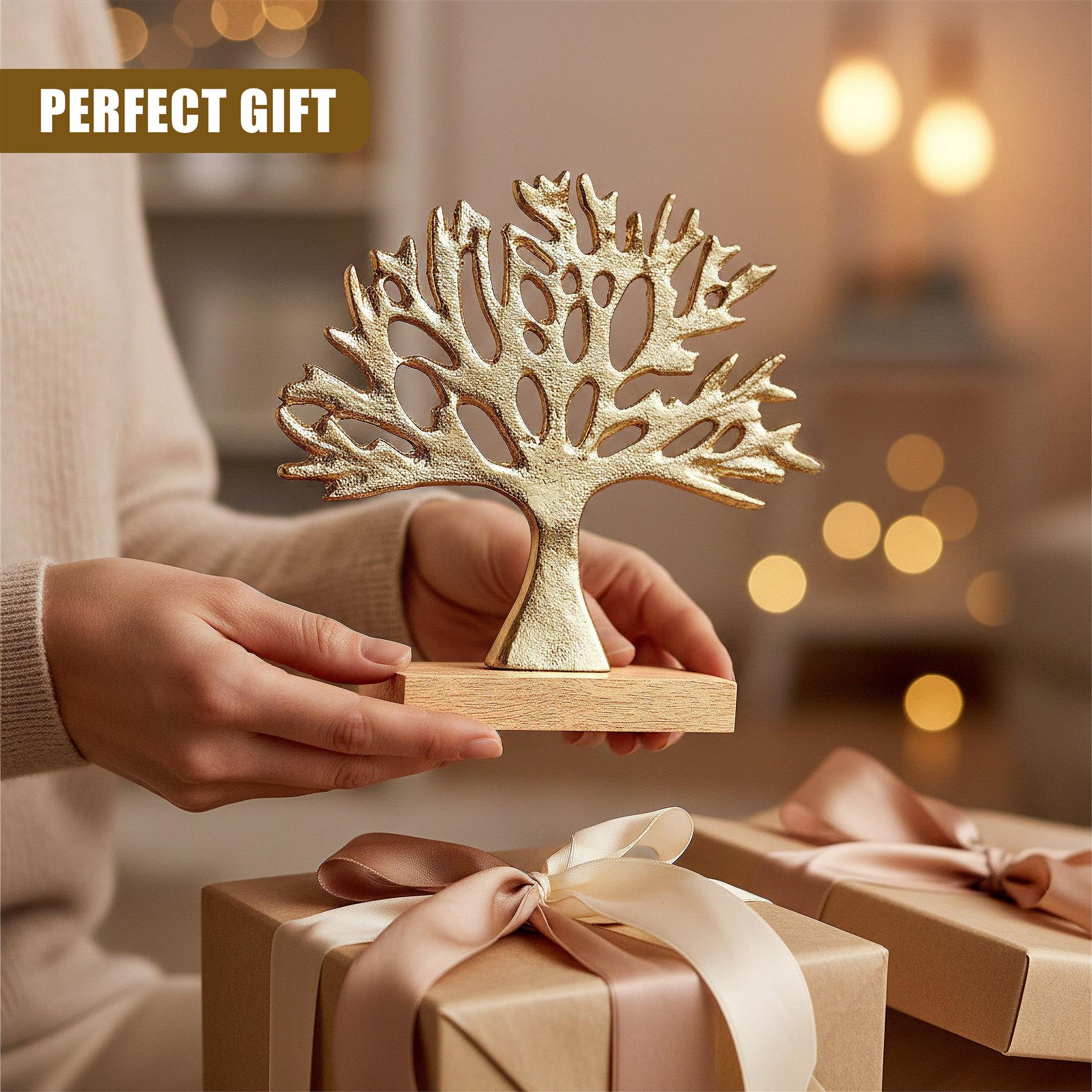 Golden Tree Ornament