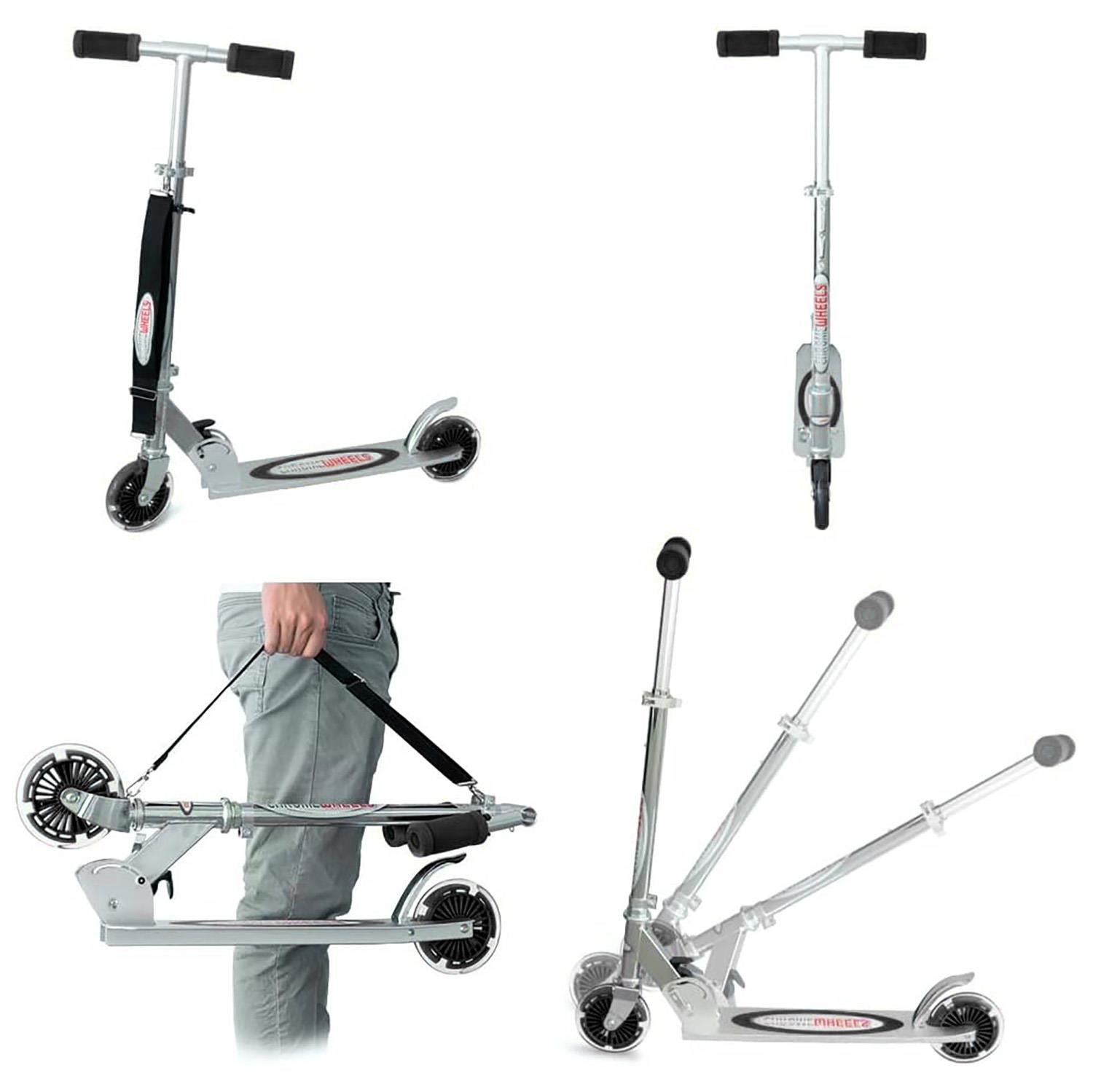 Foldable Kids Scooter Black by The Magic Toy Shop - The Magic Toy Shop