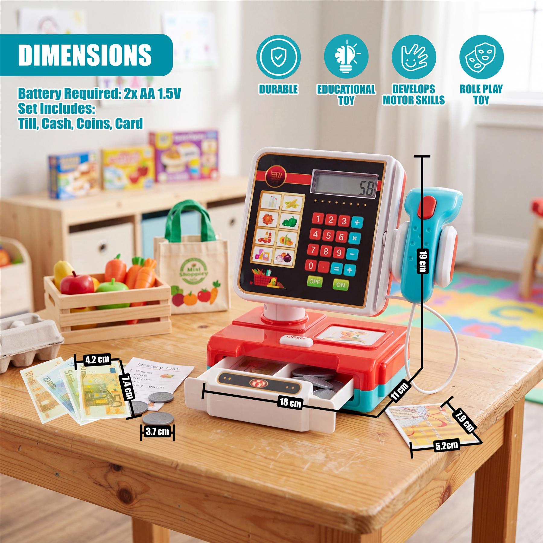 Cash Register Toy Set