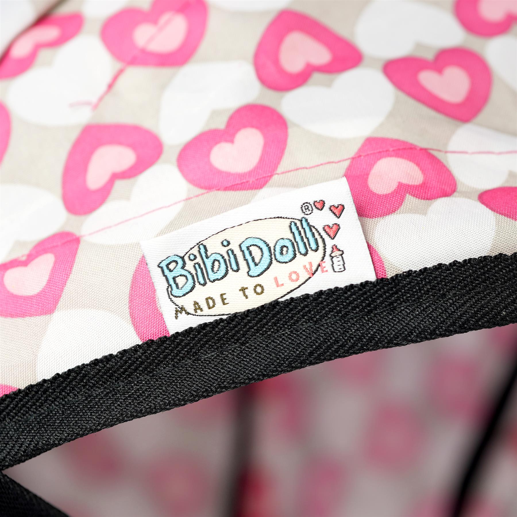 2-In-1 Pink Doll Pram & Carrier by BiBi Doll - The Magic Toy Shop