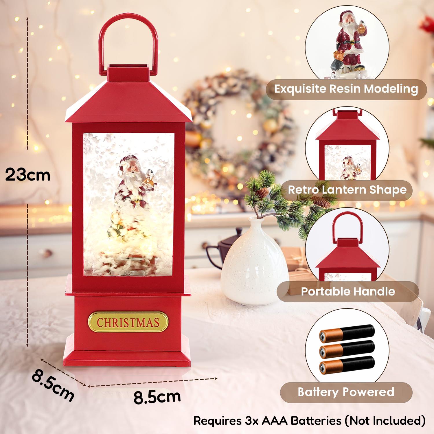 Christmas Lantern With 8 Songs, Light and Snow by The Magic Toy Shop - The Magic Toy Shop