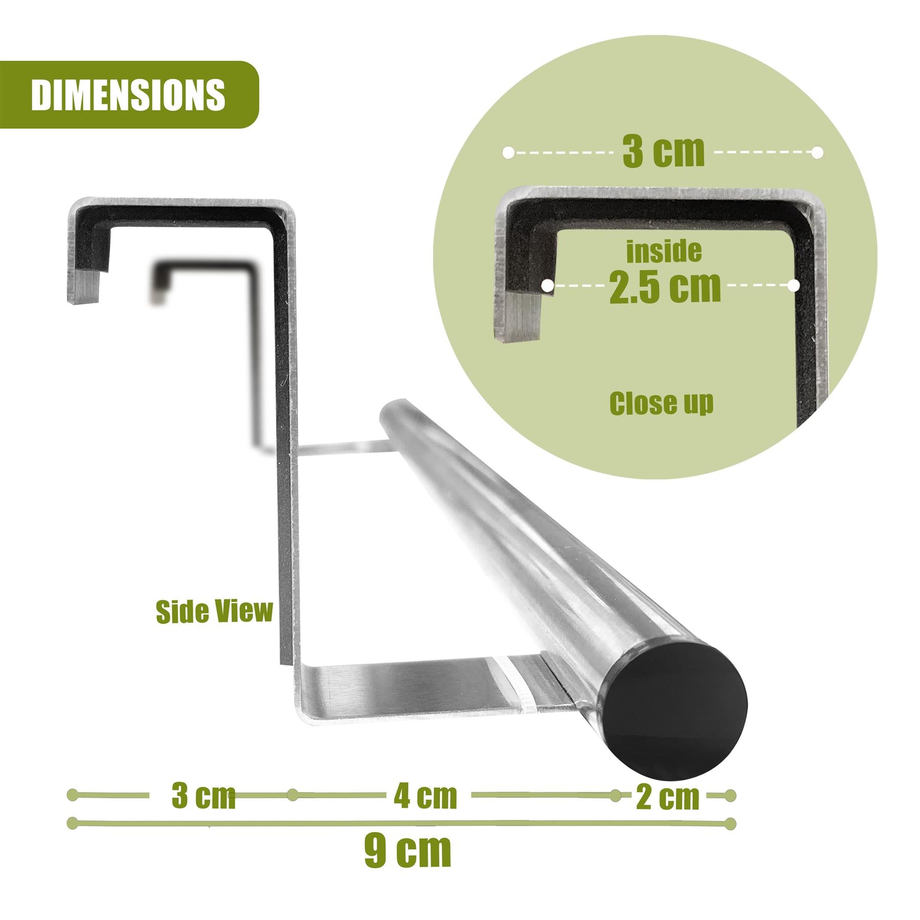 Extendable Over Door Tea Towel Rail by GEEZY - The Magic Toy Shop