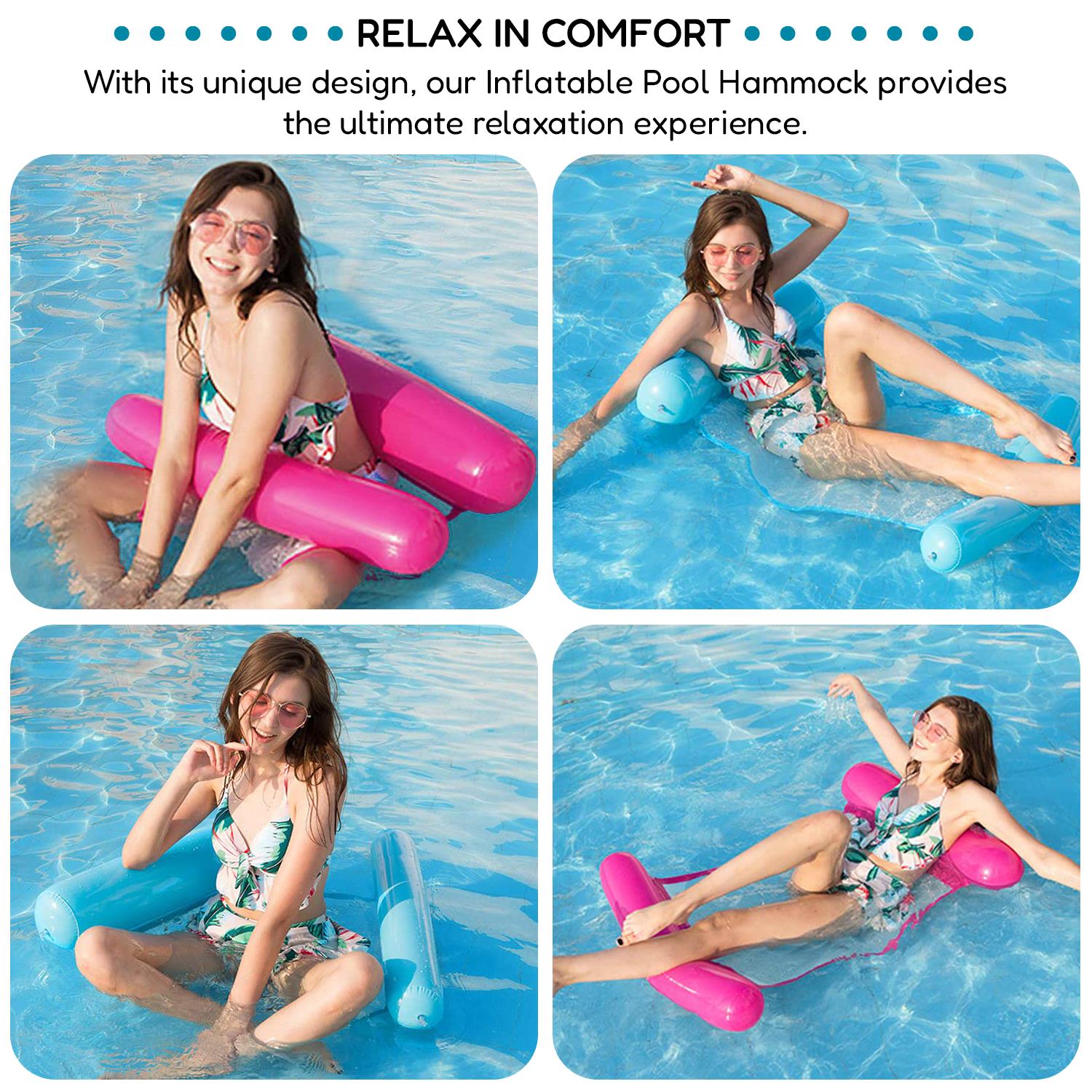 Floating Inflatble Water Hammock Set of 2 by GEEZY - The Magic Toy Shop