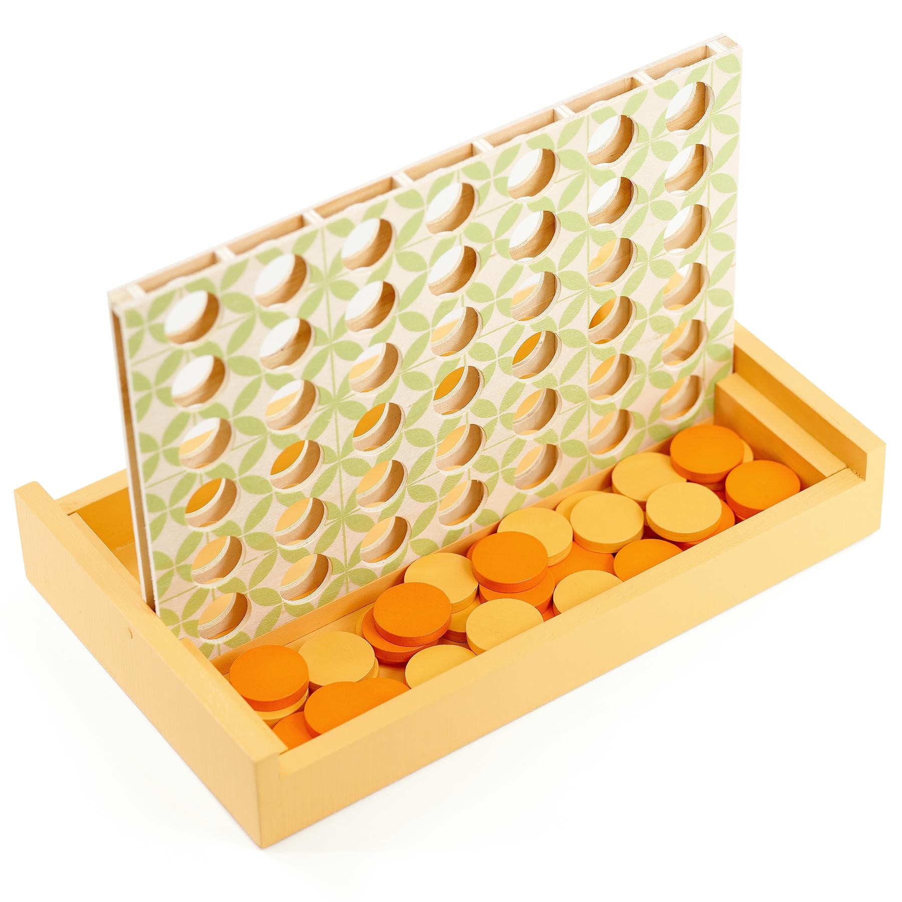 4 In A Row Classic Wooden Board Game by The Magic Toy Shop - The Magic Toy Shop