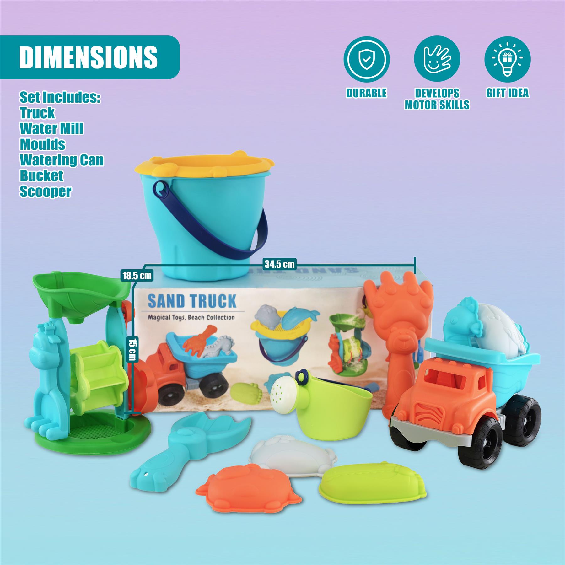 Sand Truck & Accessories Set