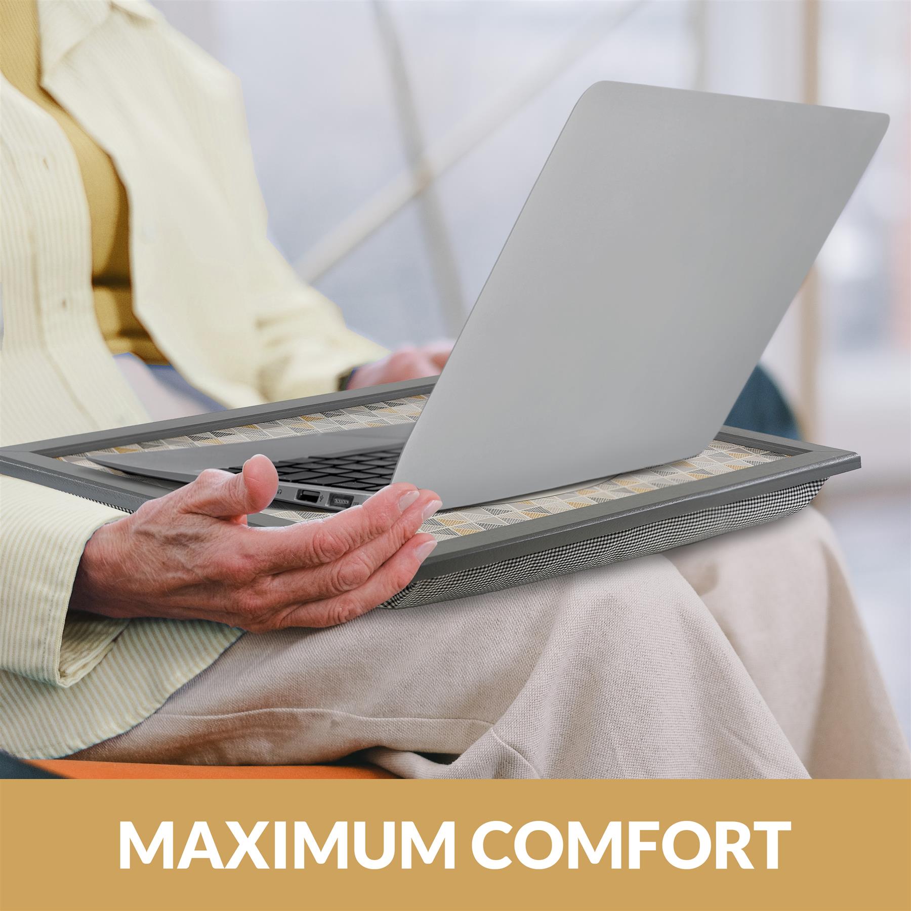 Smile and Be Happy Lap Tray With Bean Bag Cushion by Geezy - The Magic Toy Shop