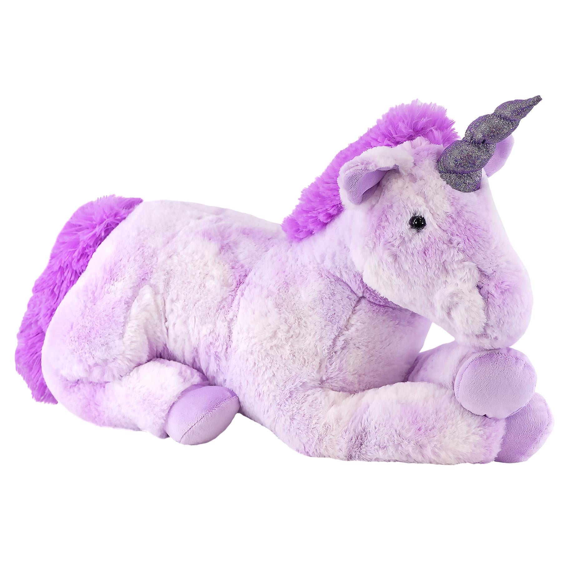21" Lying Soft Stuffed Unicorn by The Magic Toy Shop - The Magic Toy Shop