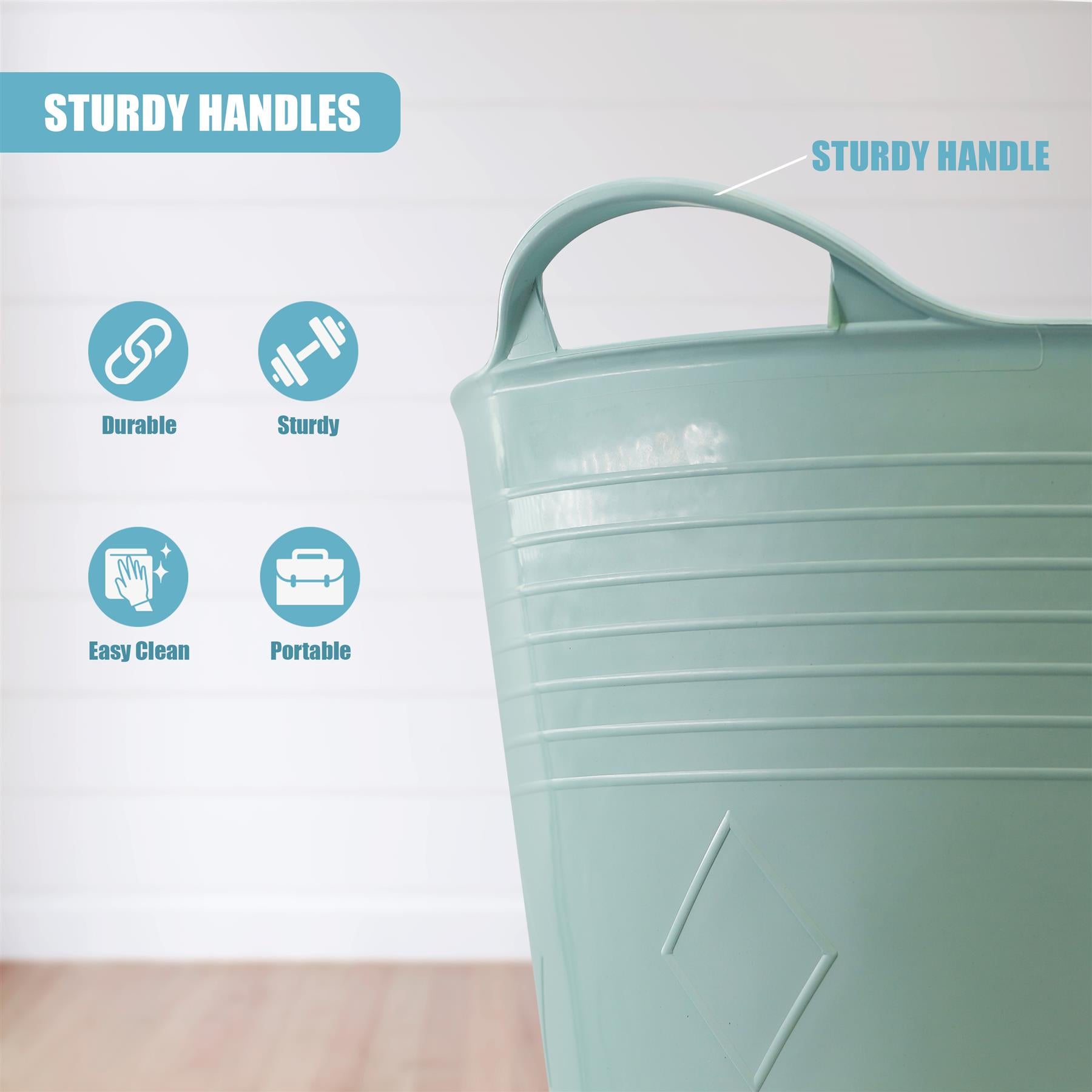 Flexi Tub 40L Home Garden Laundry Basket by GEEZY - The Magic Toy Shop