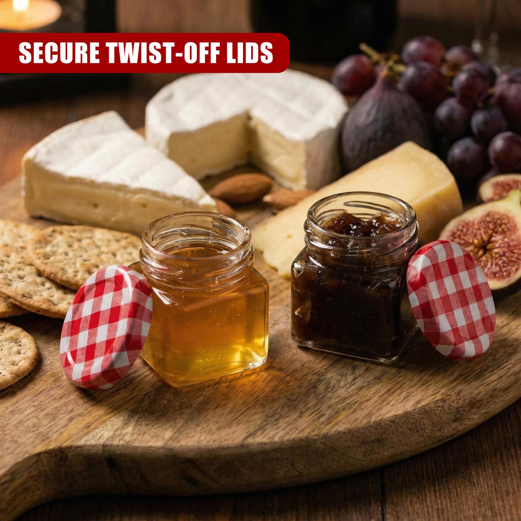 Mini Glass Jars, Set of 5