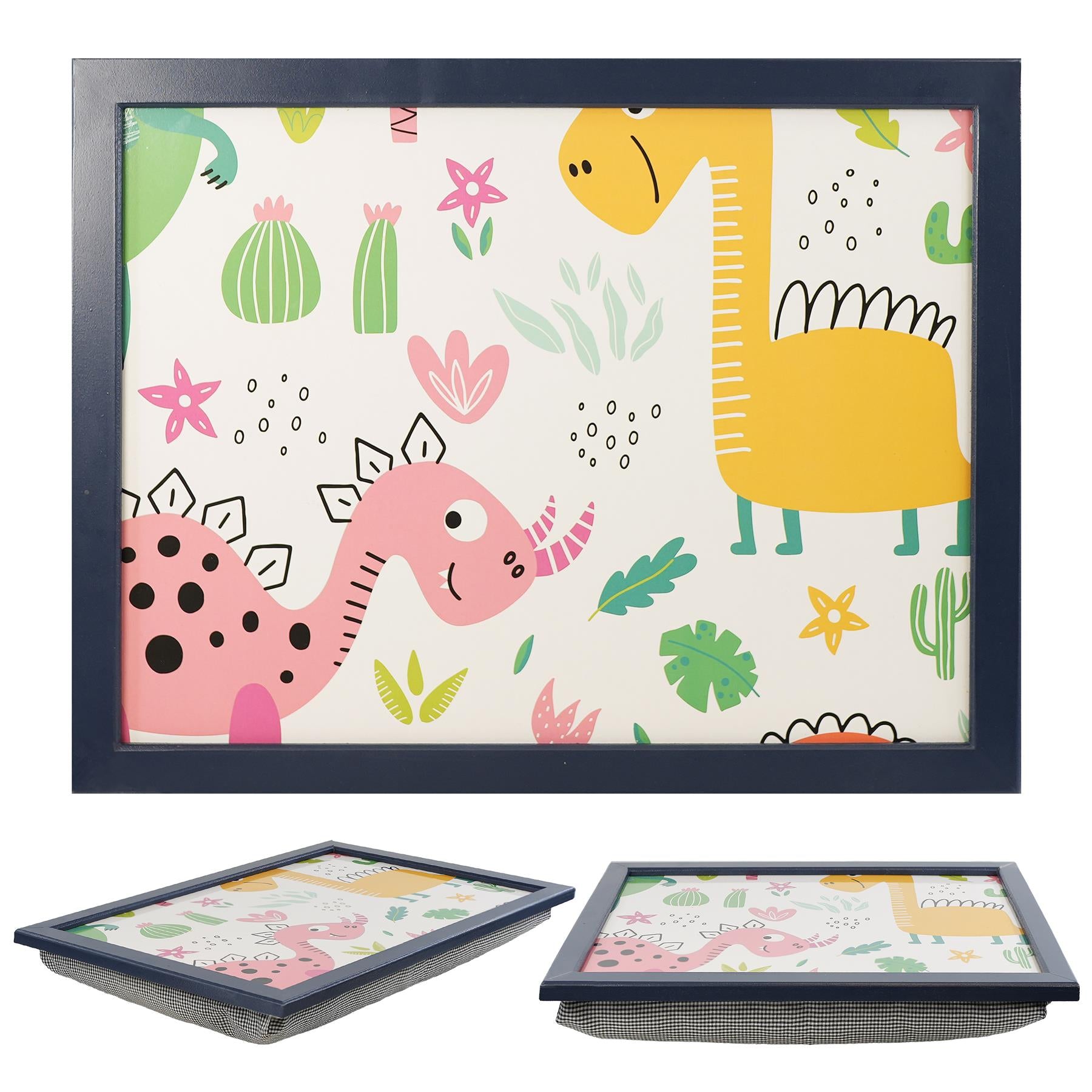 Dinosaurs Lap Tray With Bean Bag Cushion by Geezy - The Magic Toy Shop