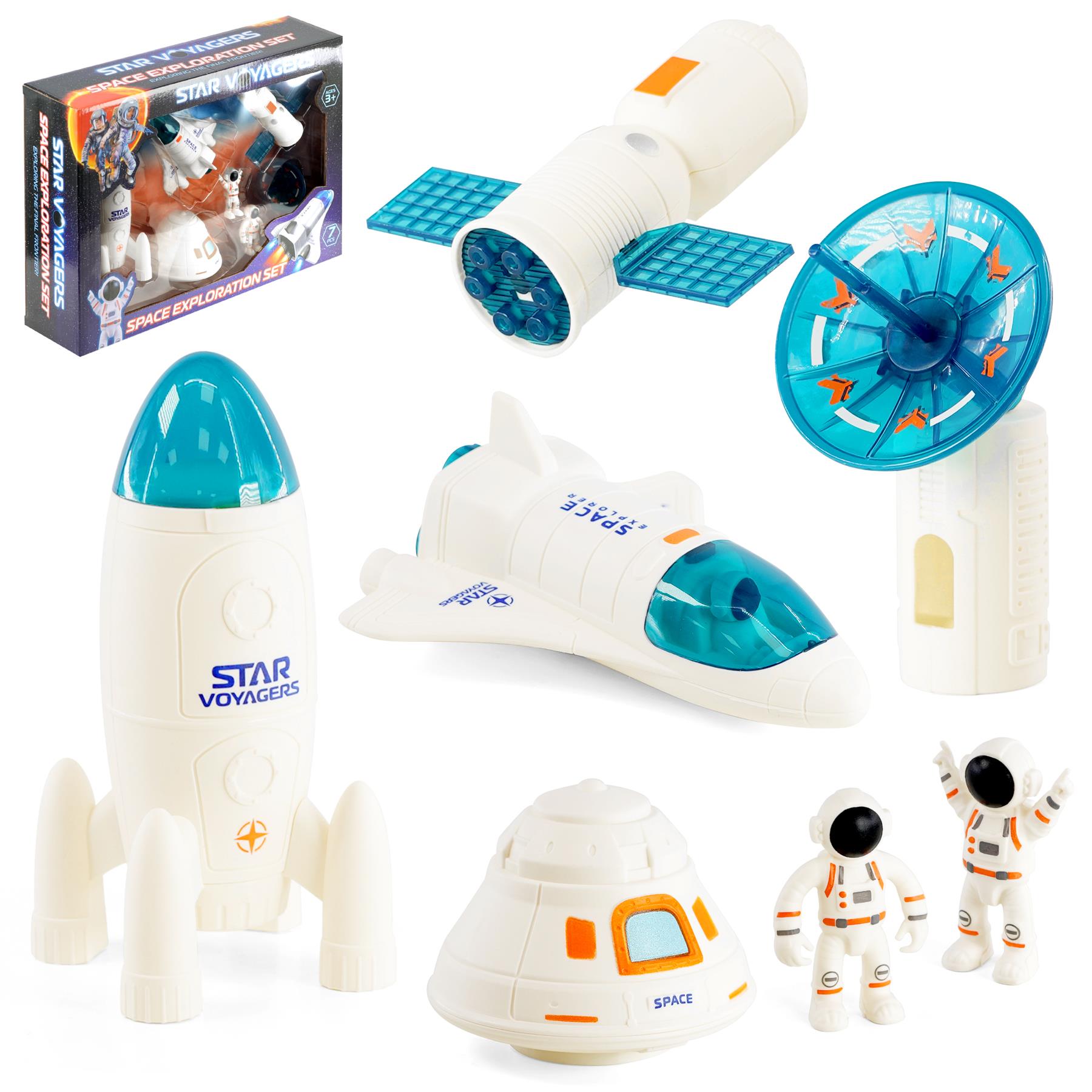 Space Exploration Set for Kids 7 Pcs by The Magic Toy Shop - The Magic Toy Shop