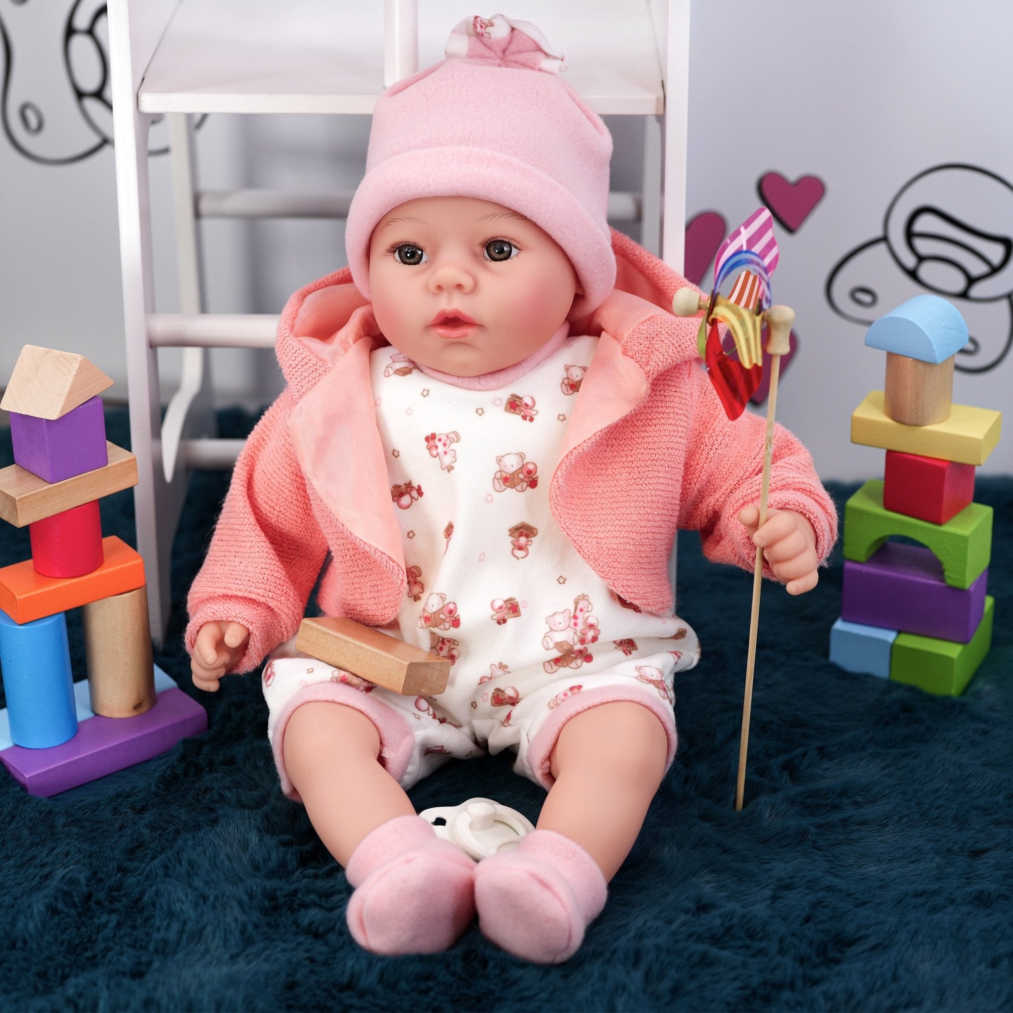 BiBi Baby Doll - Peach (45 cm / 18") by BiBi Doll - The Magic Toy Shop