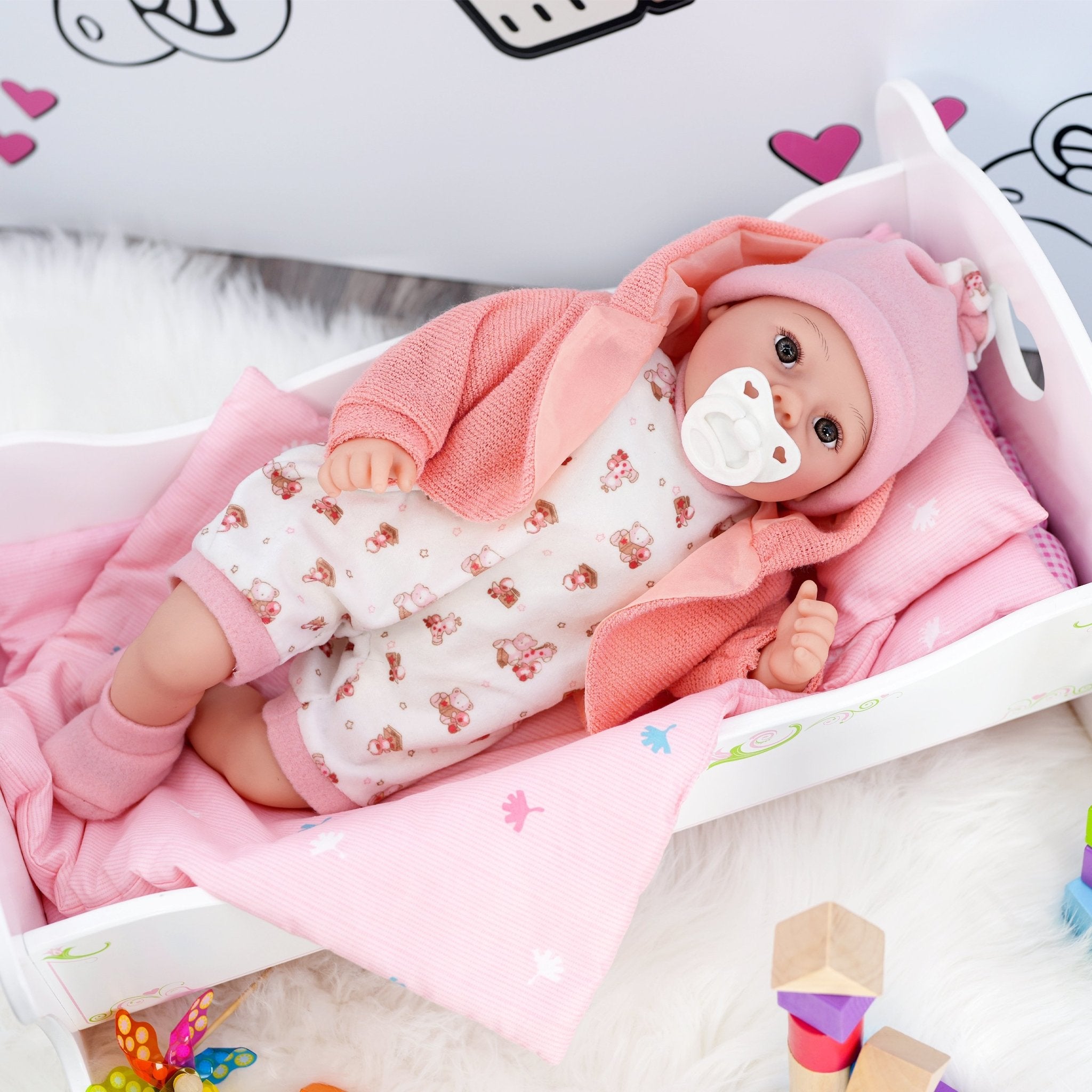 BiBi Baby Doll - Peach (45 cm / 18") by BiBi Doll - The Magic Toy Shop