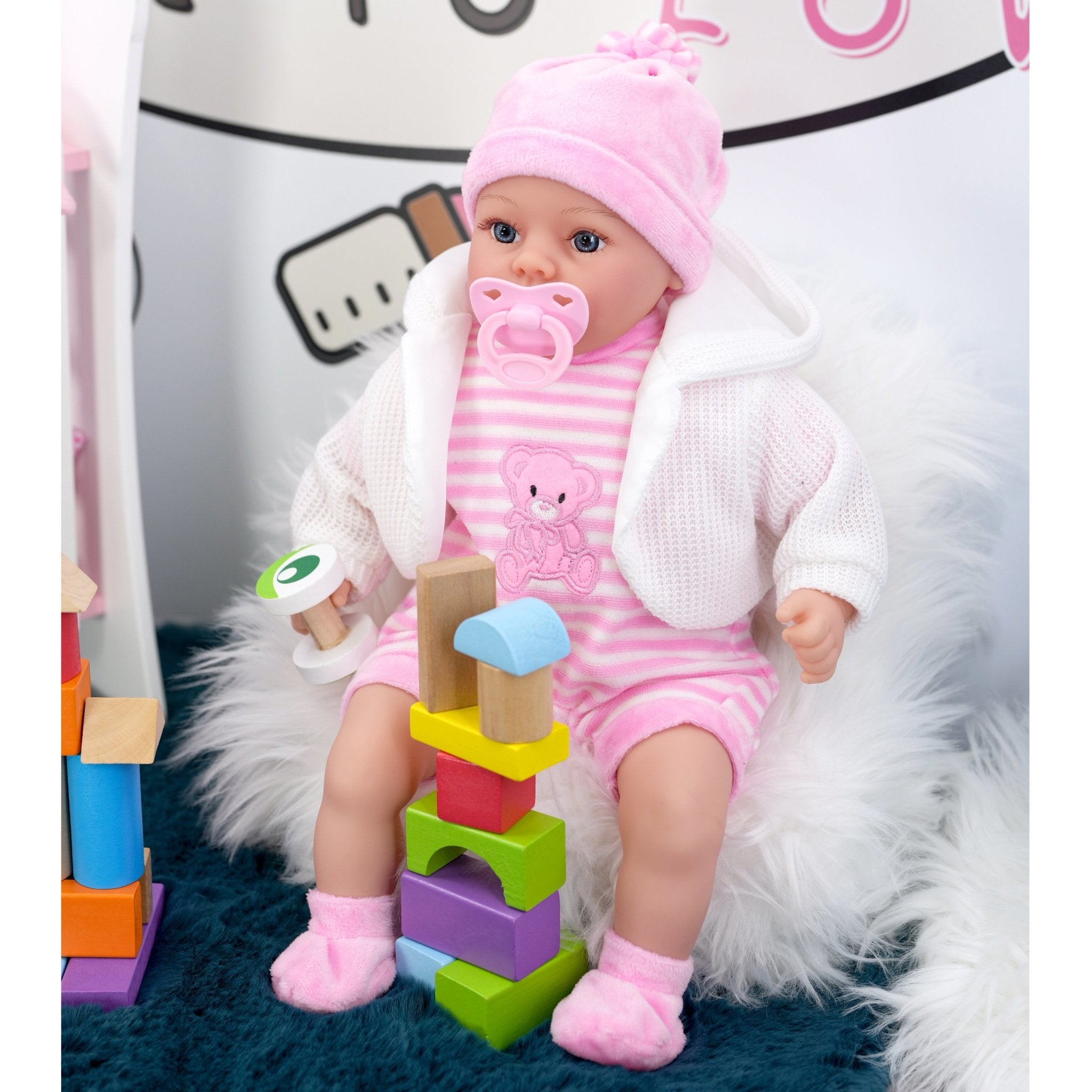 BiBi Baby Doll - Pink (45 cm / 18") by BiBi Doll - The Magic Toy Shop