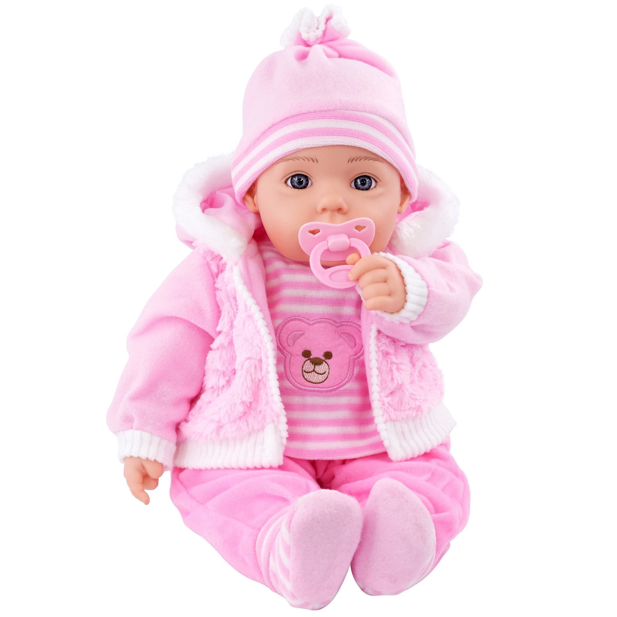 BiBi Baby Doll "Pinky" (Little Bear) (50 cm / 20") by BiBi Doll - The Magic Toy Shop