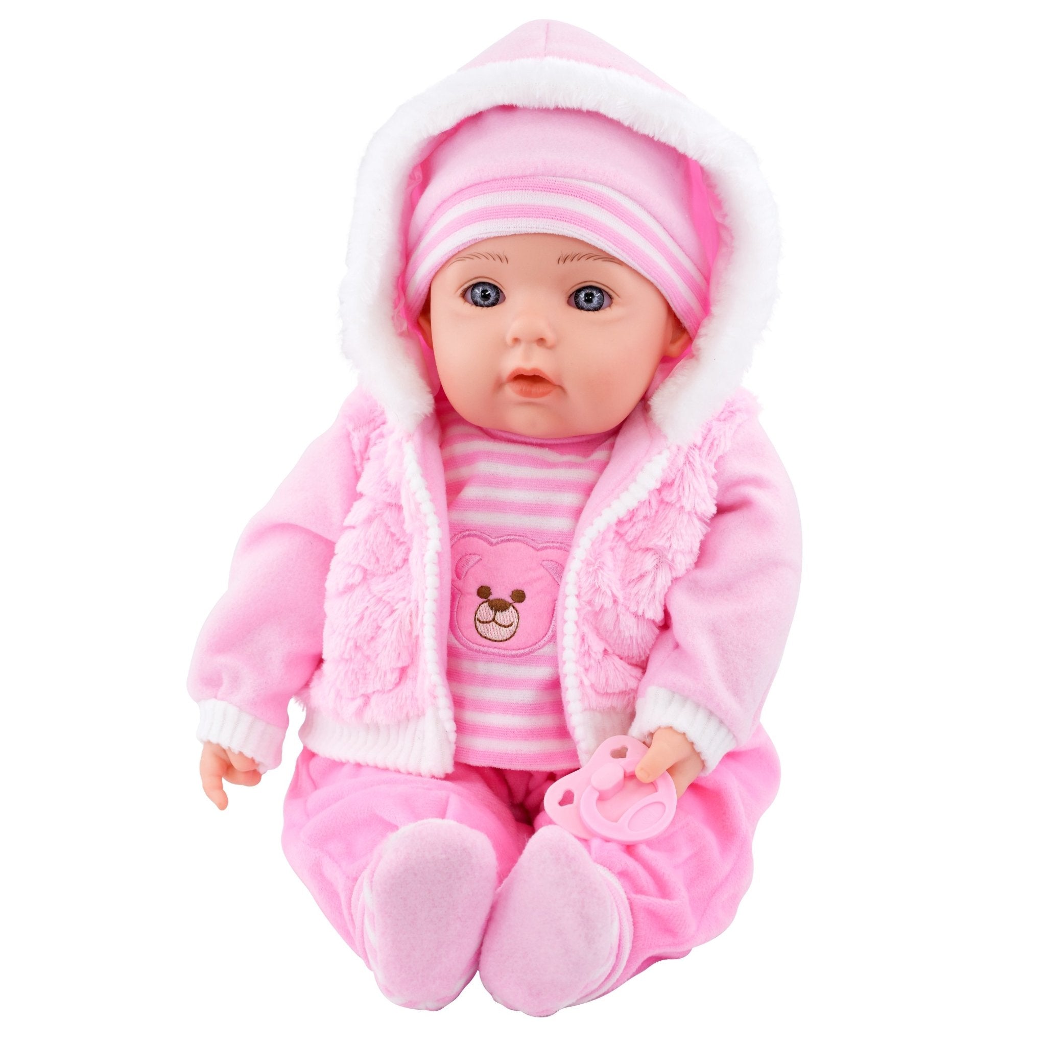 BiBi Baby Doll "Pinky" (Little Bear) (50 cm / 20") by BiBi Doll - The Magic Toy Shop