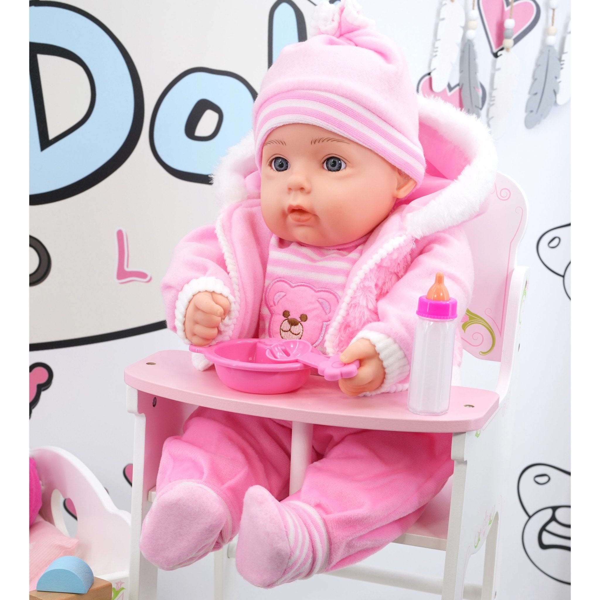BiBi Baby Doll "Pinky" (Little Bear) (50 cm / 20") by BiBi Doll - The Magic Toy Shop