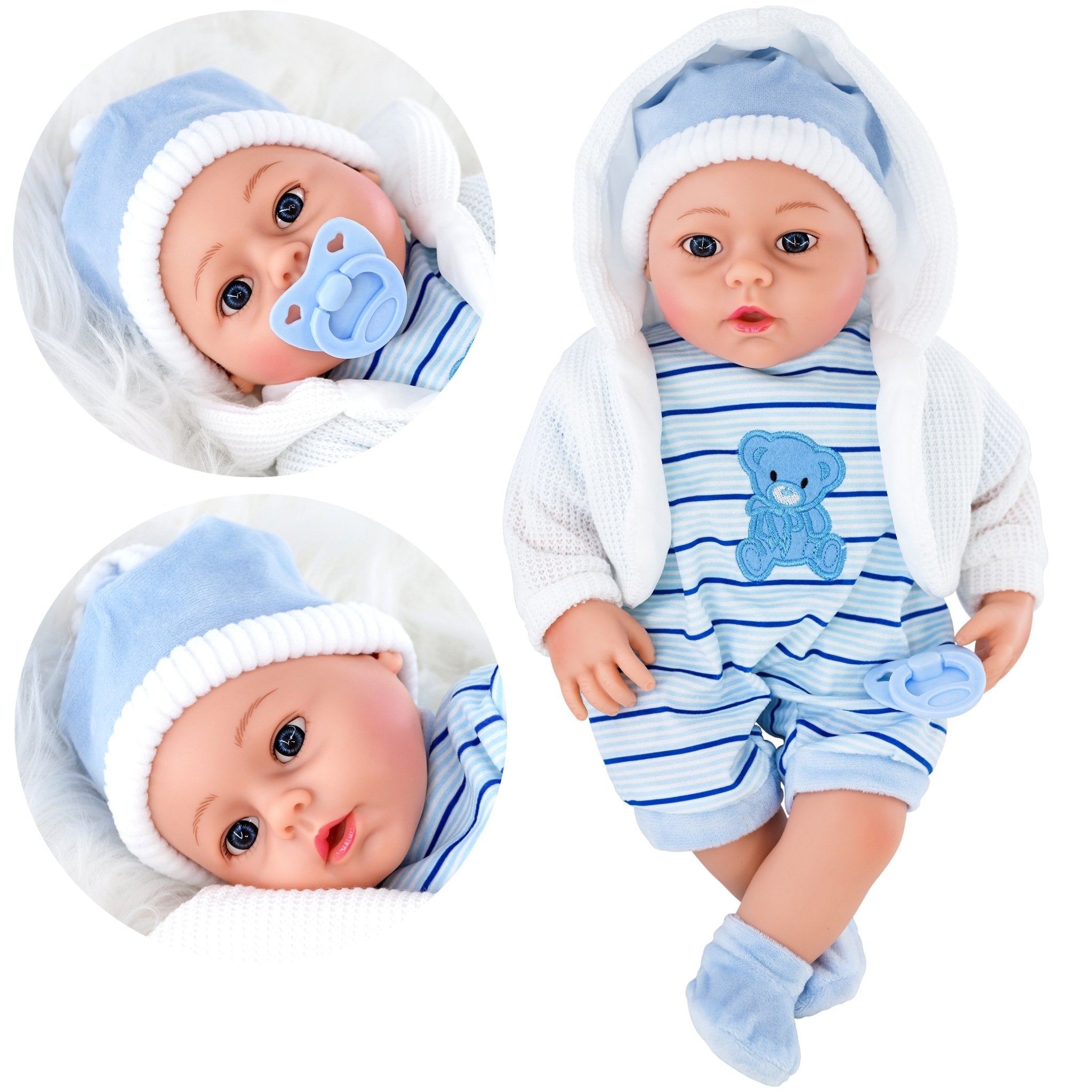 BiBi Baby Doll - Blue (45 cm / 18") by BiBi Doll - The Magic Toy Shop