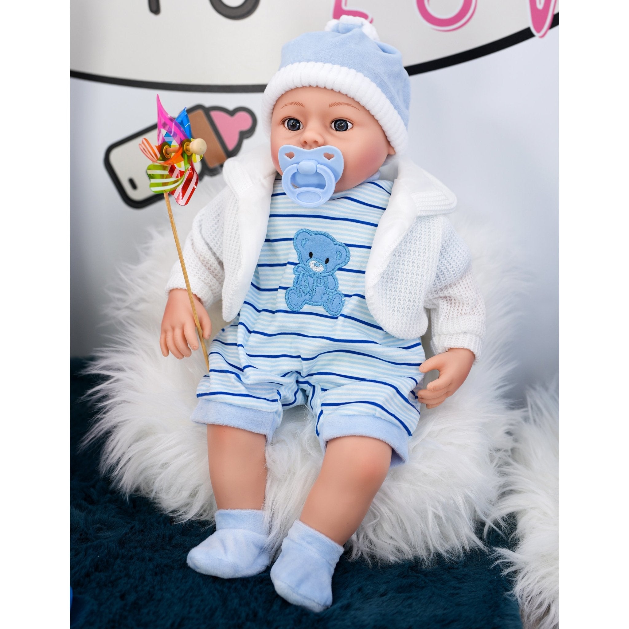 BiBi Baby Doll - Blue (45 cm / 18") by BiBi Doll - The Magic Toy Shop