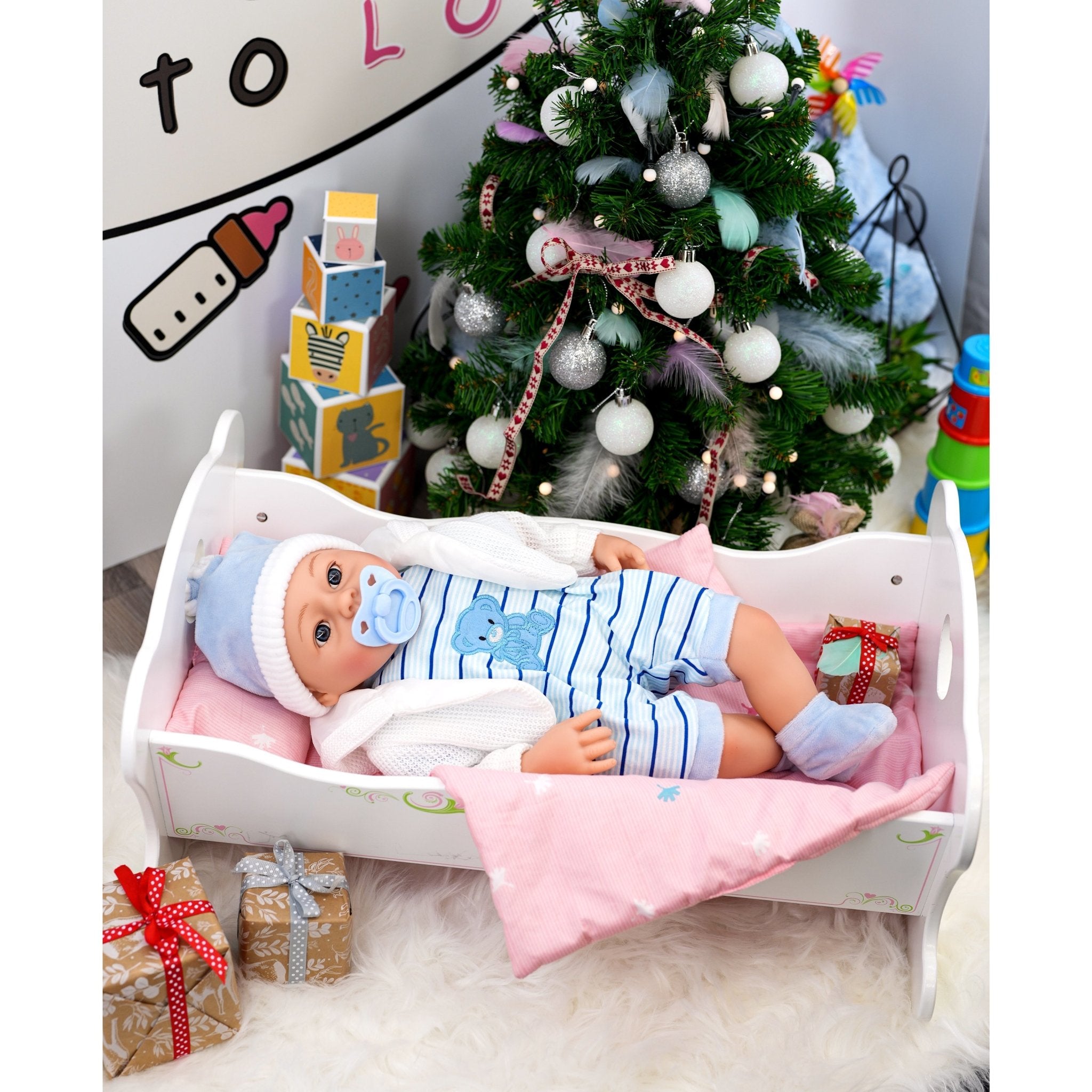 BiBi Baby Doll - Blue (45 cm / 18") by BiBi Doll - The Magic Toy Shop