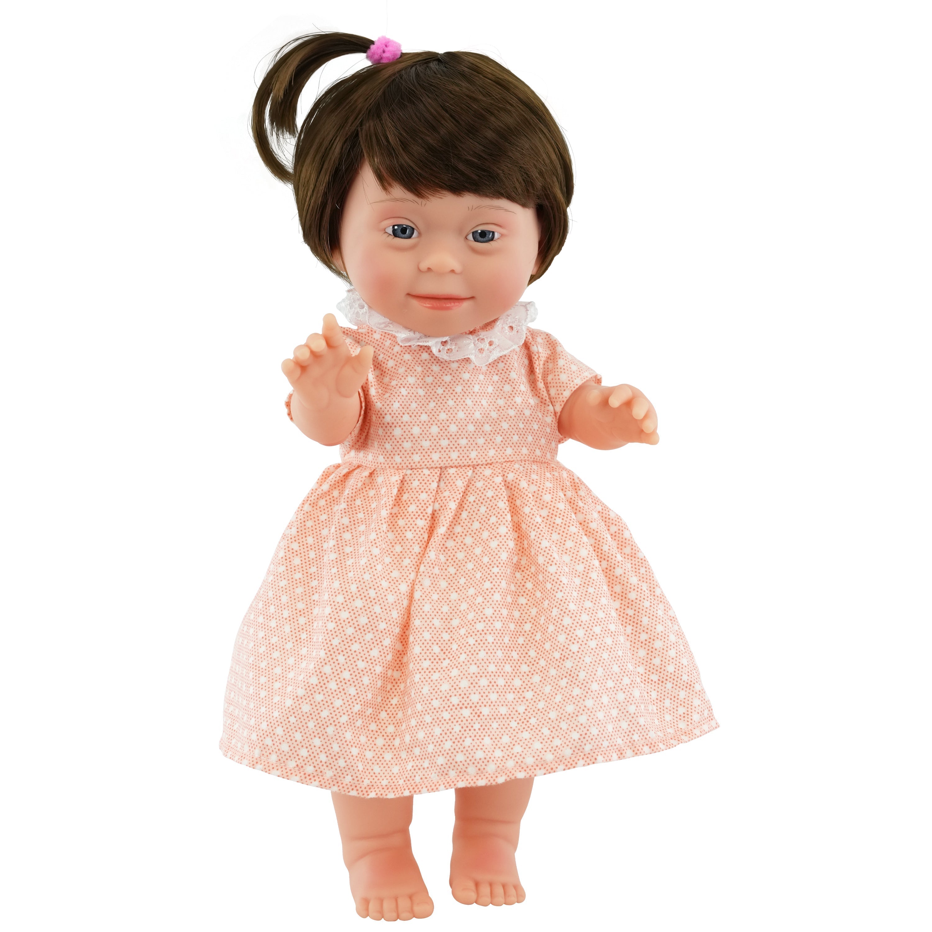 BiBi Doll Down Syndrome Girl - Brown Hair (36 cm / 14") by BiBi Doll - The Magic Toy Shop