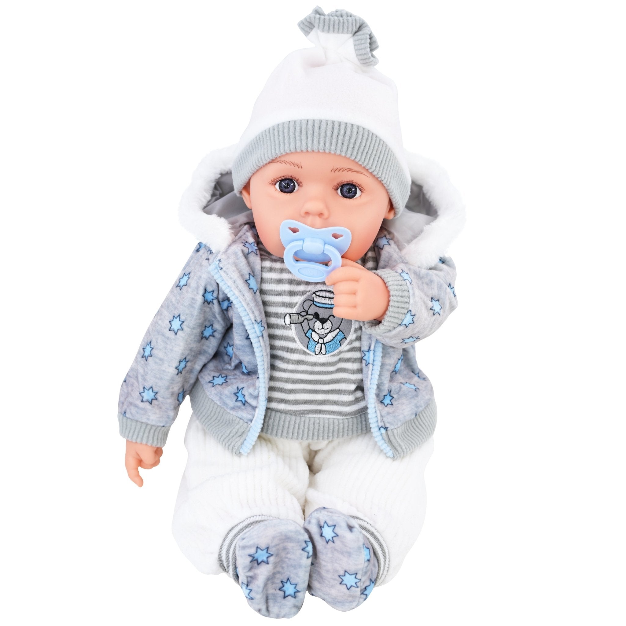 BiBi Baby Doll "Navy" (Sleepy Boy) (50 cm / 20") by BiBi Doll - The Magic Toy Shop