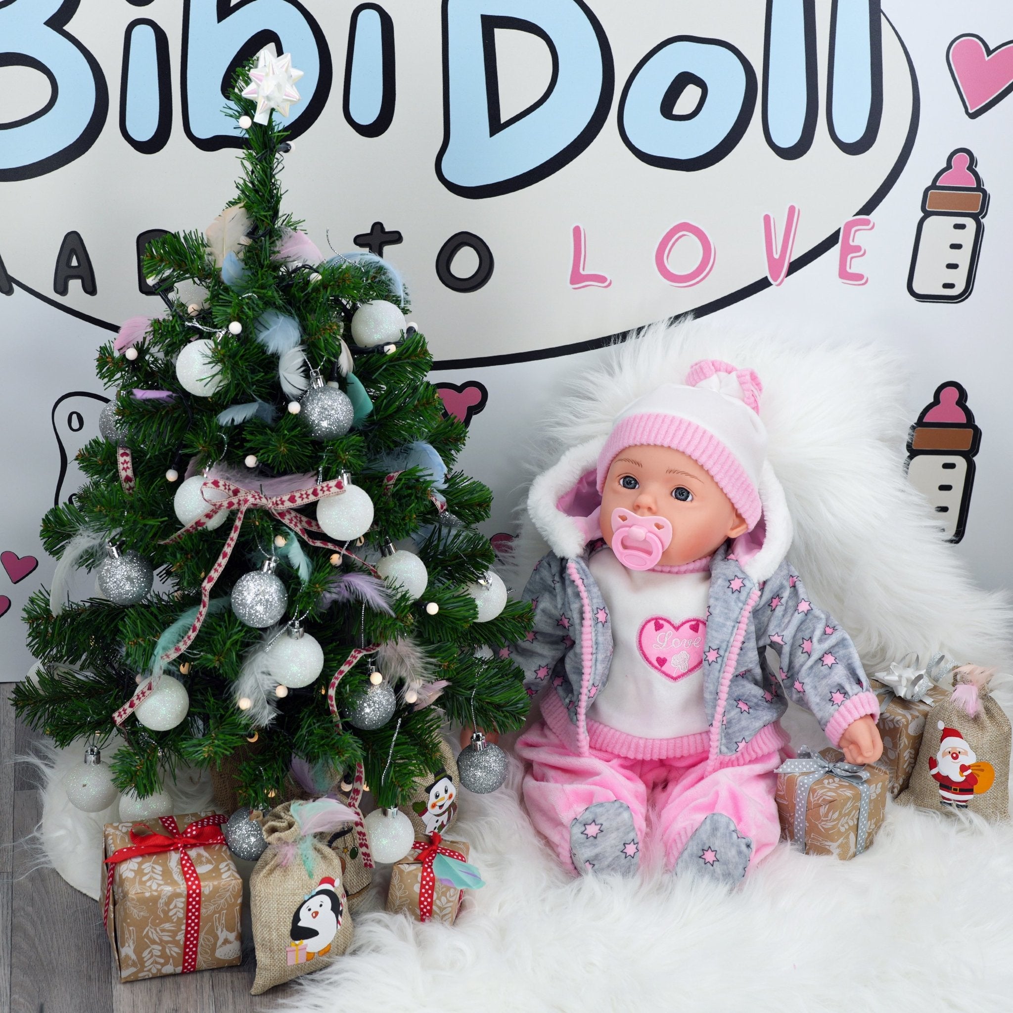 BiBi Baby Doll "Dots" (The Nap Master) (50 cm / 20") by The Magic Toy Shop - The Magic Toy Shop